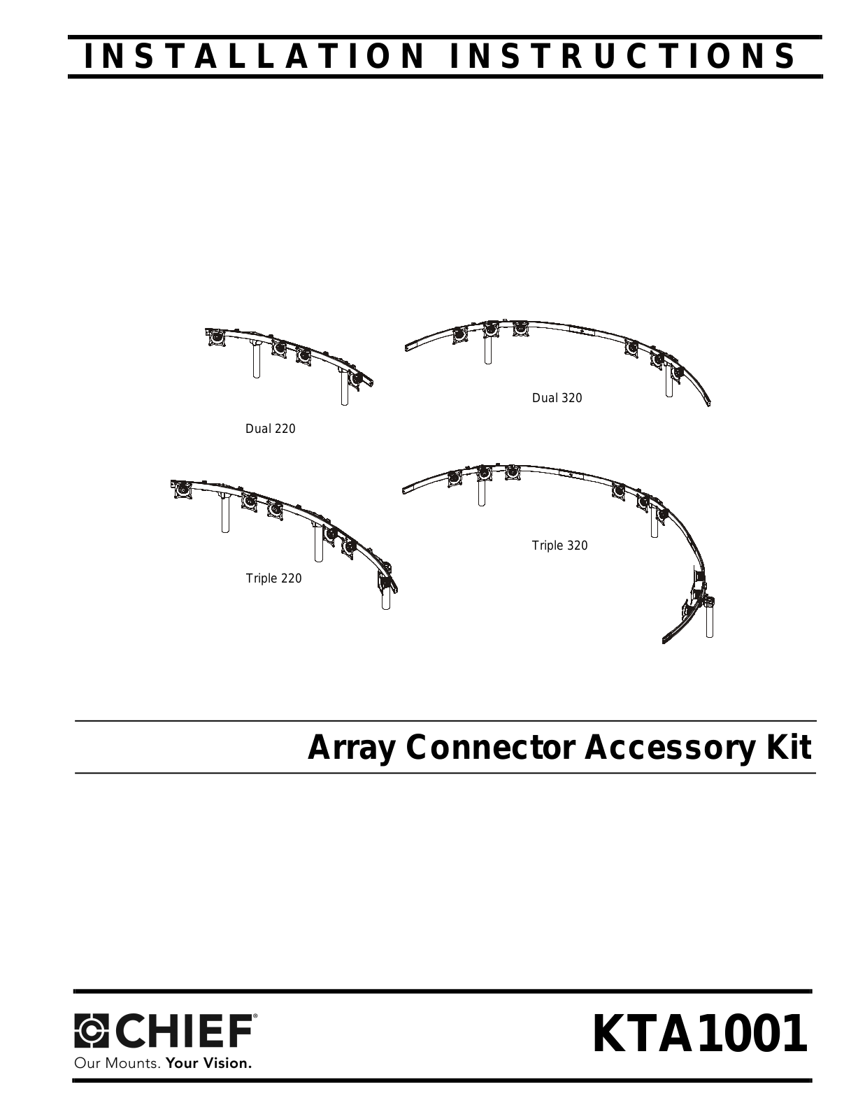 CHIEF KTA1001 User Manual