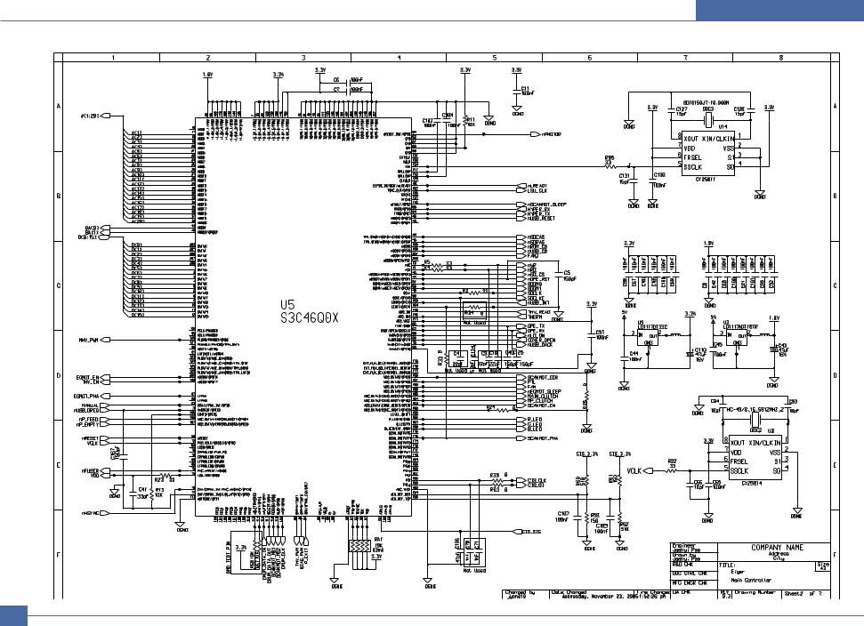 Samsung SCX 4200-XAX Schematic