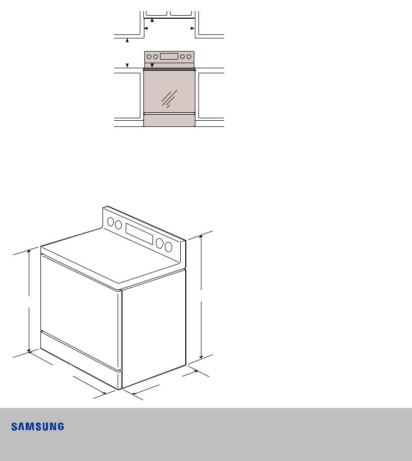 Samsung NE597R0ABSR Specification Sheet