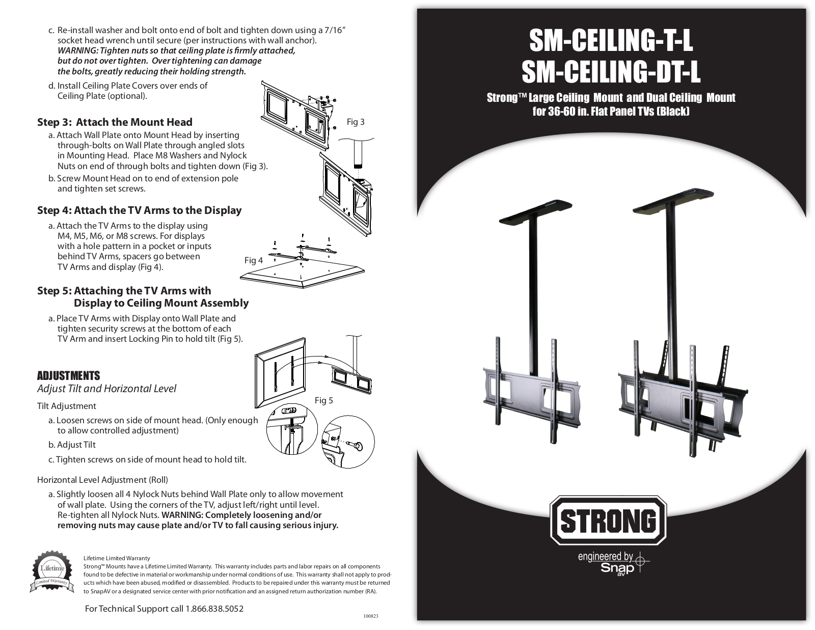 Staub Electronics SM-CEILING-T-L User Manual