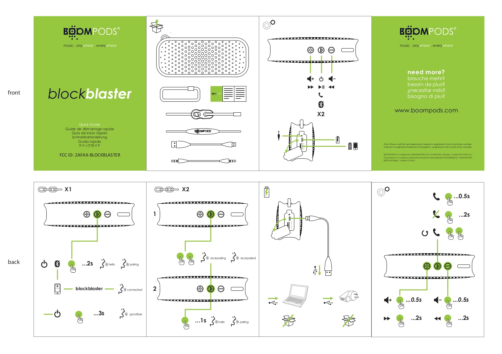 Boompods BLOCKBLASTER User Manual - ManualMachine.com