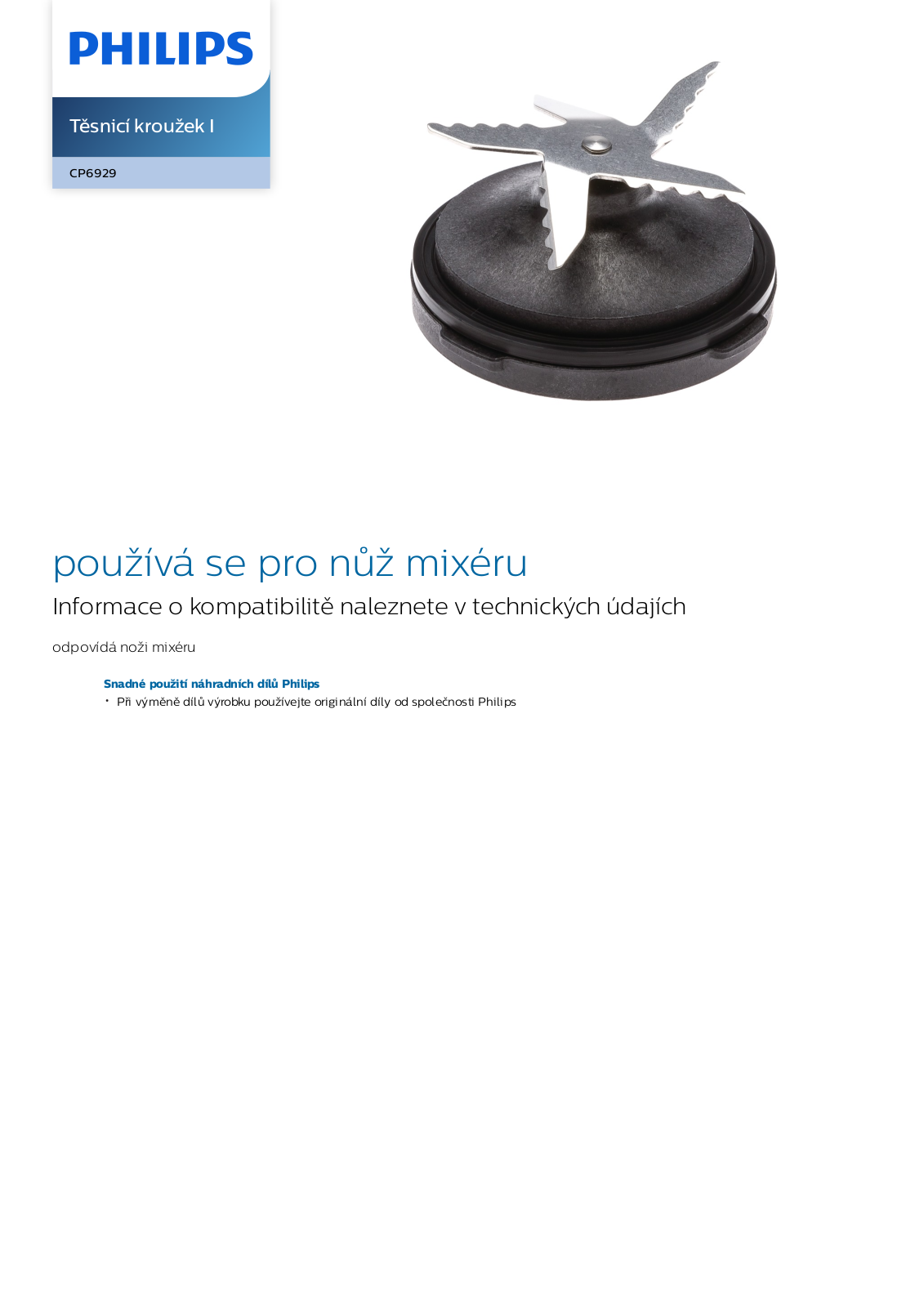 Philips CP6929/01 Leaflet - ManualMachine.com