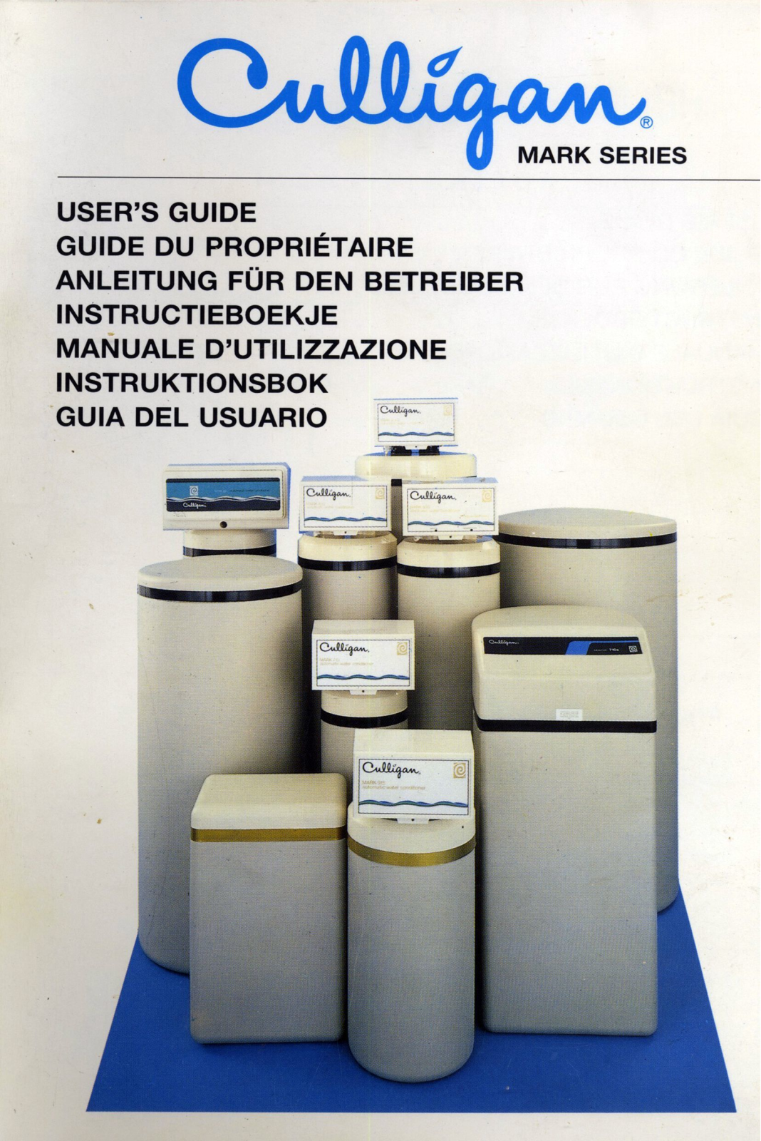 CULLIGAN MARK 710, MARK SERIES User Manual