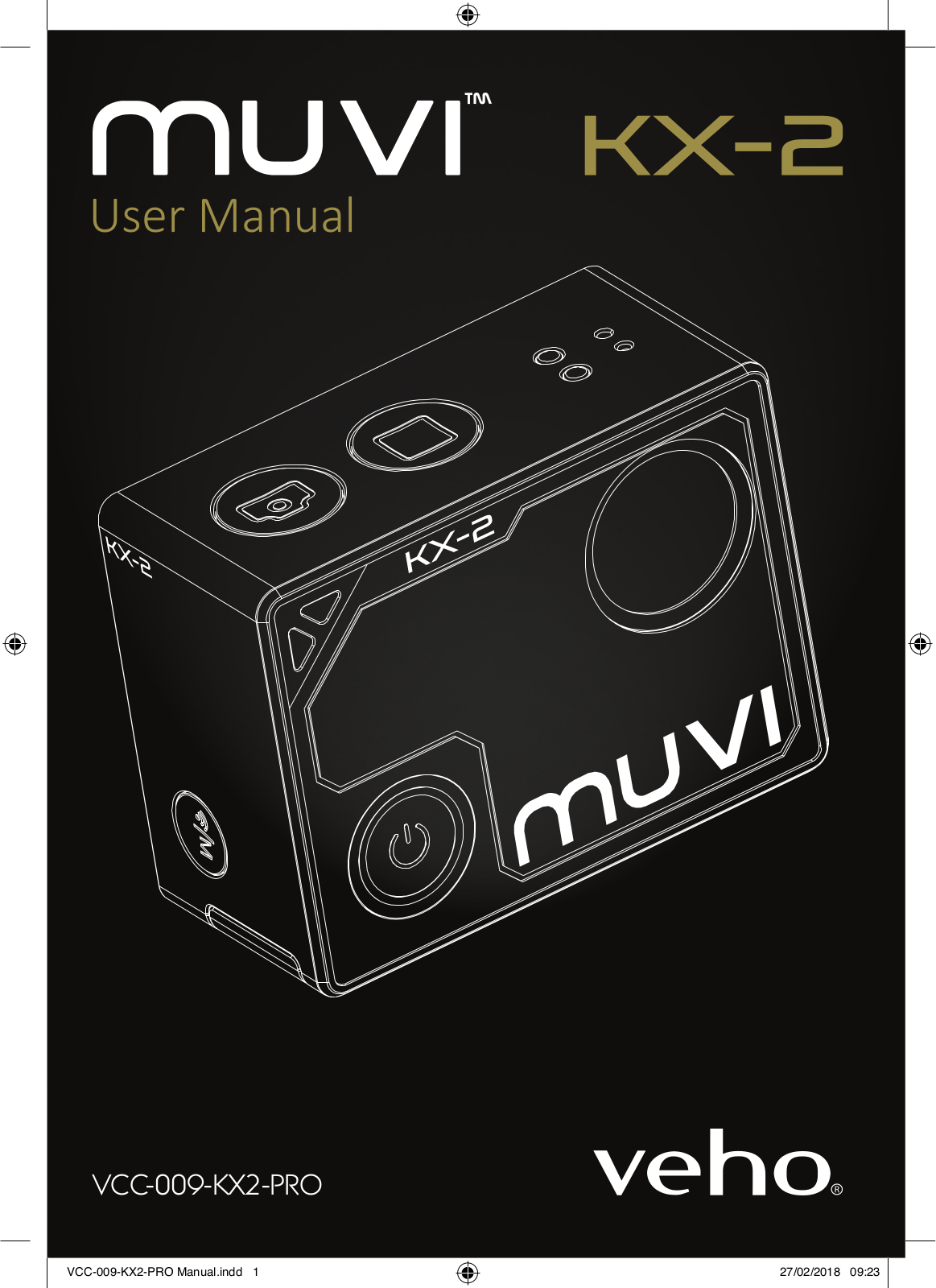 Veho VCC-009-KX2-PRO User Manual