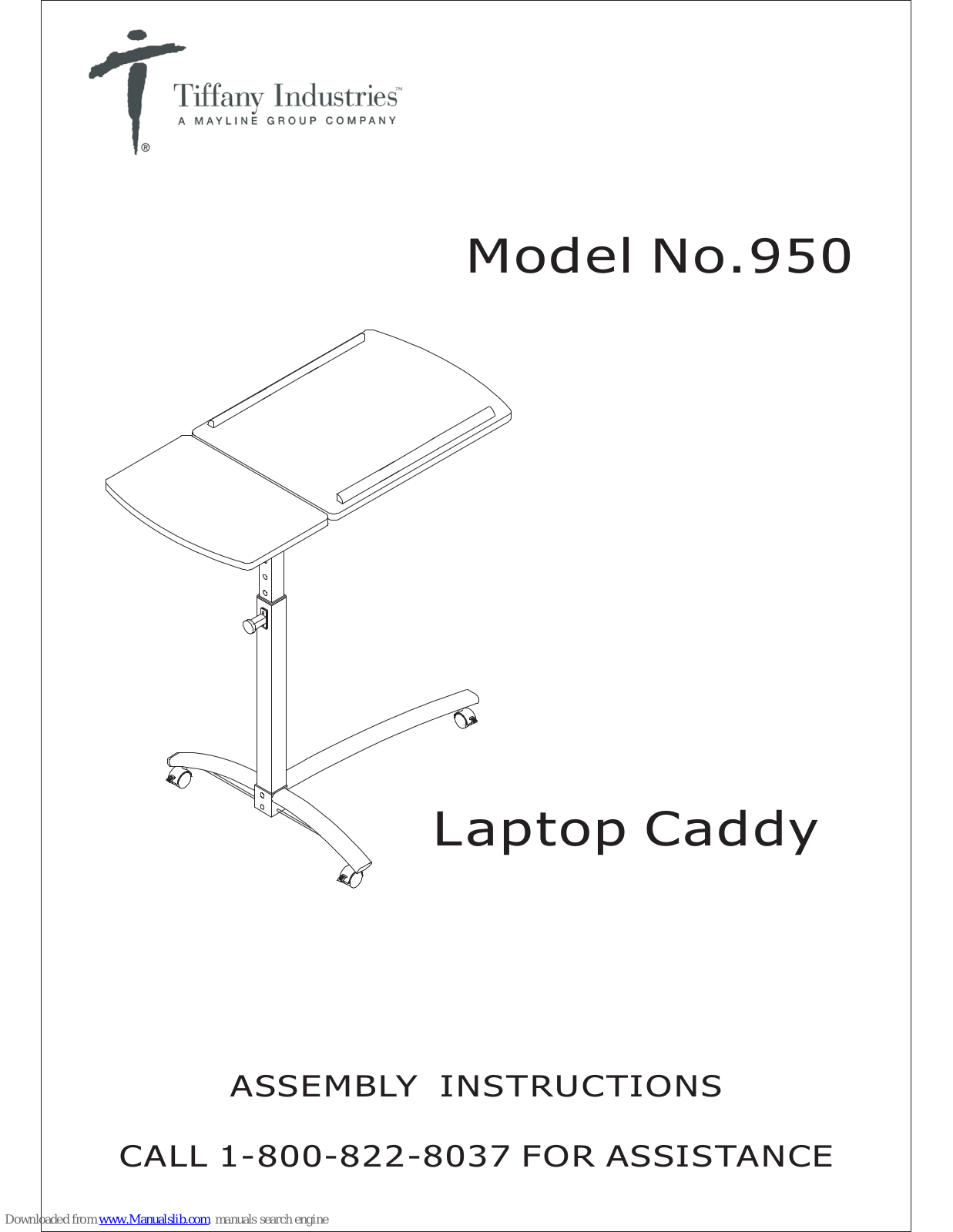 Tiffany Industries 950 Assembly Instructions Manual