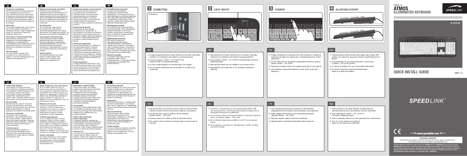 Speedlink SL-6453 User Manual