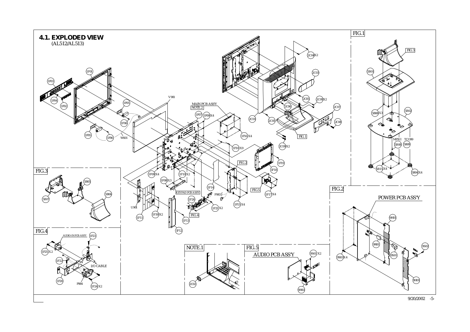 Acer LCD, AL512 Schematic