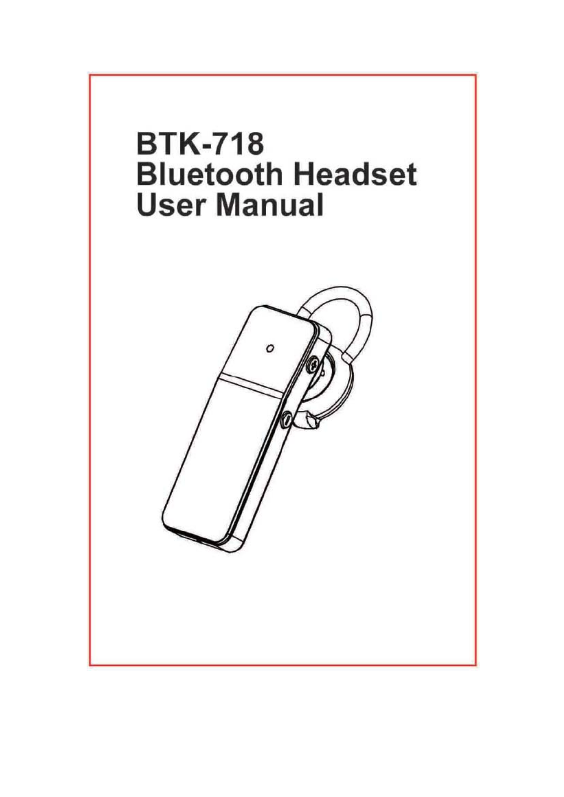 SHI KISB Electronic BTK 718 User Manual