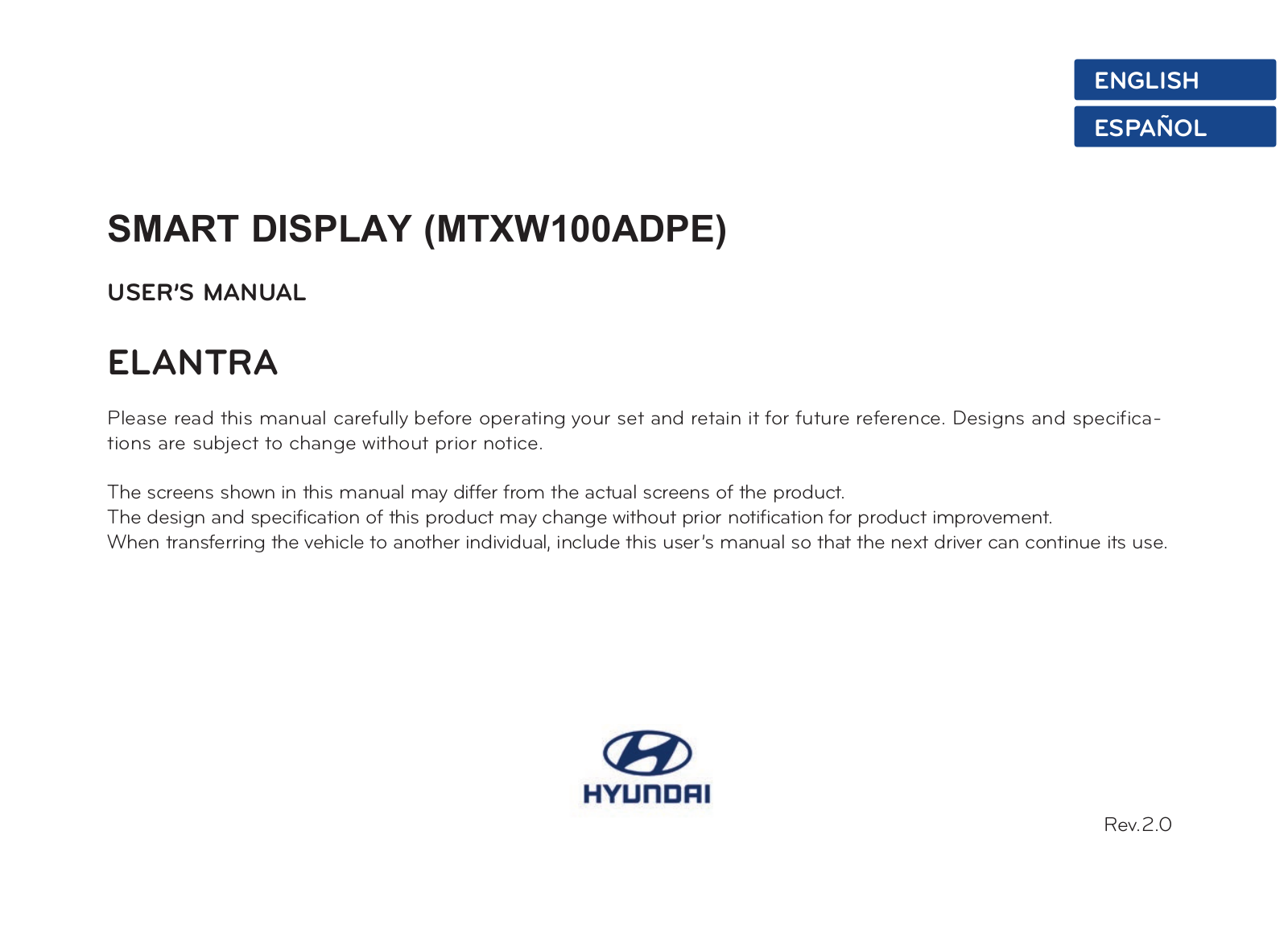 MOTREX MTXW100ADPE User Manual