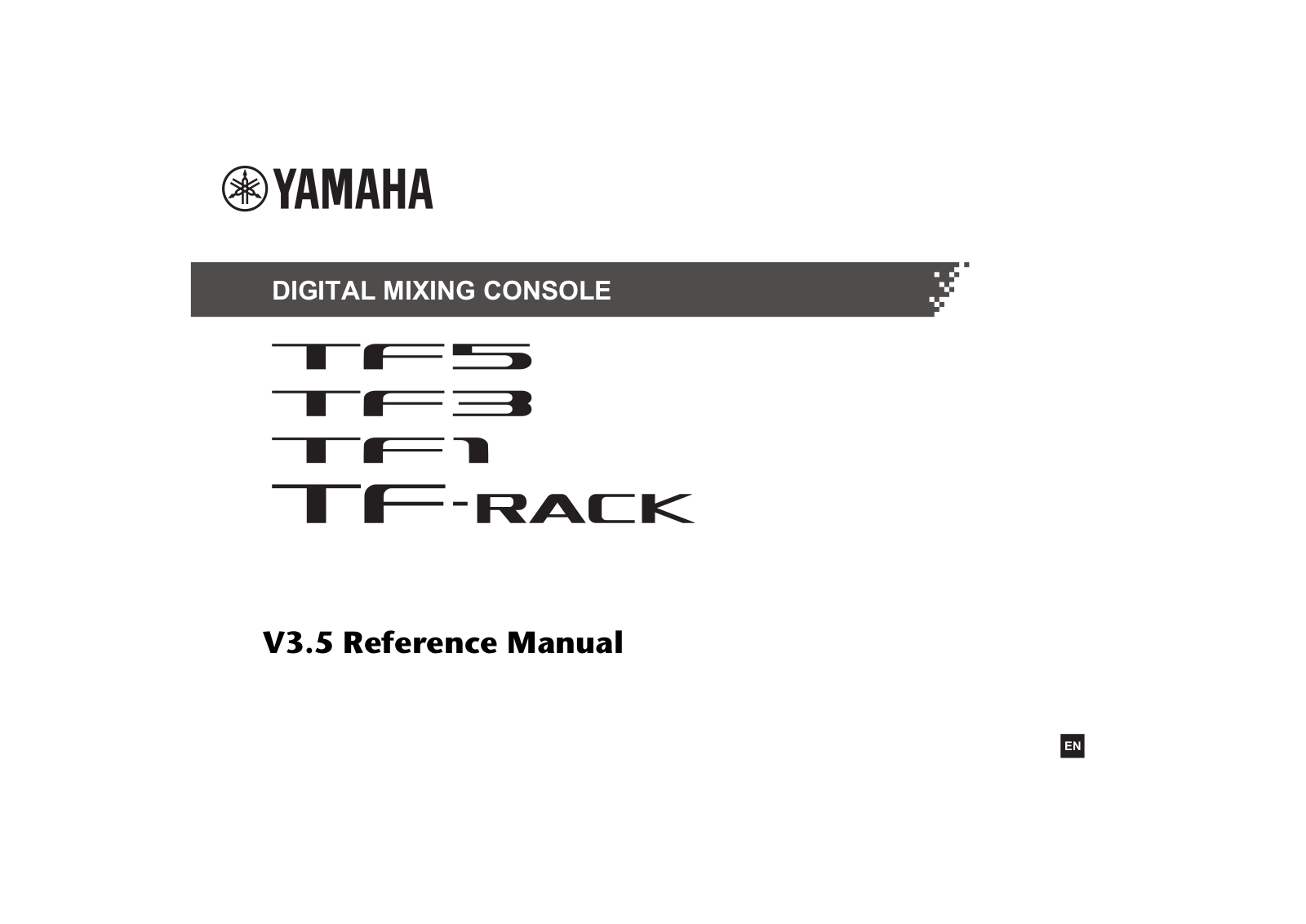 Yamaha Tf-rack, TF1, TF3 User Manual