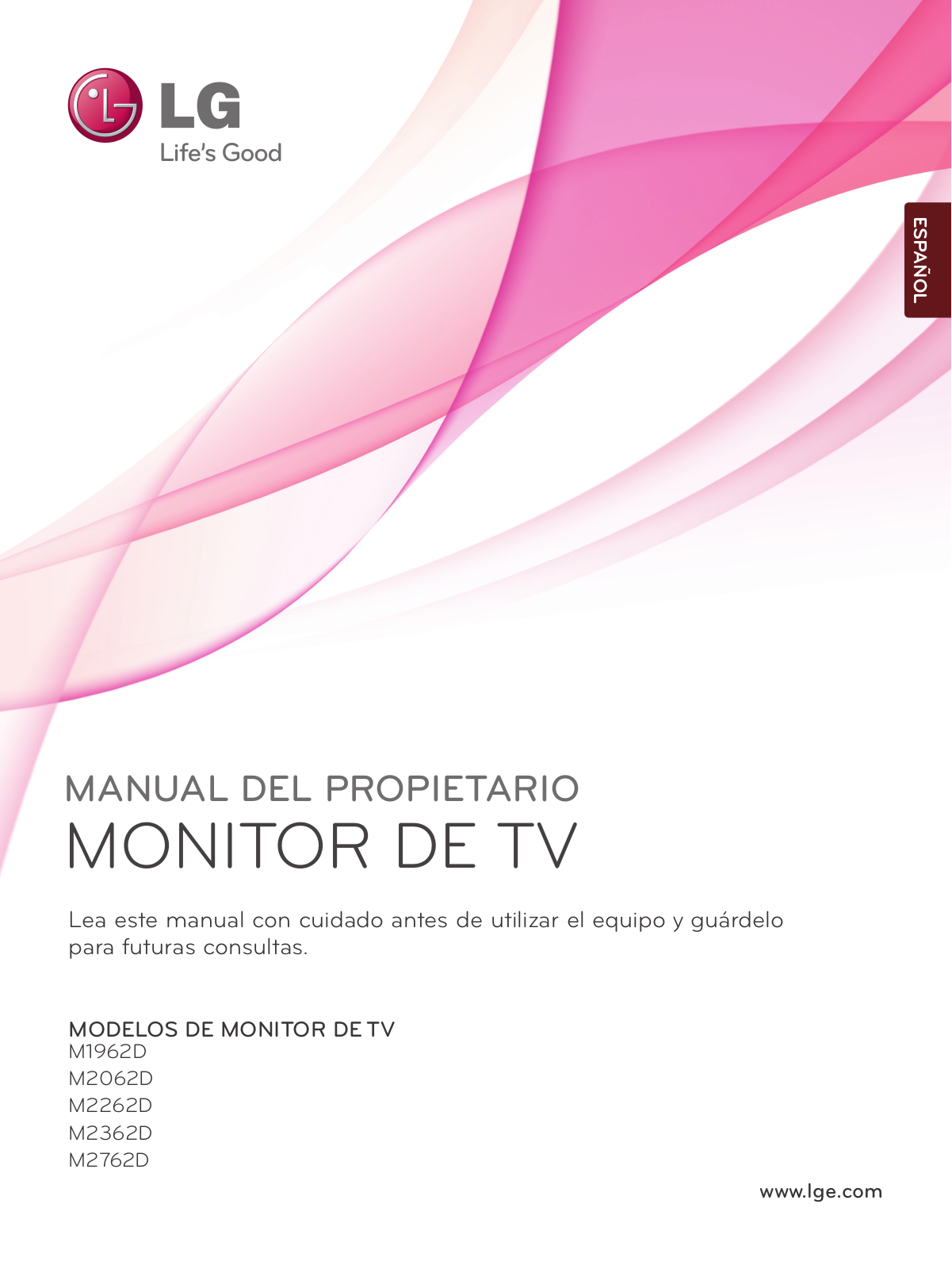 Lg M2262D, M2262D-WC User Manual