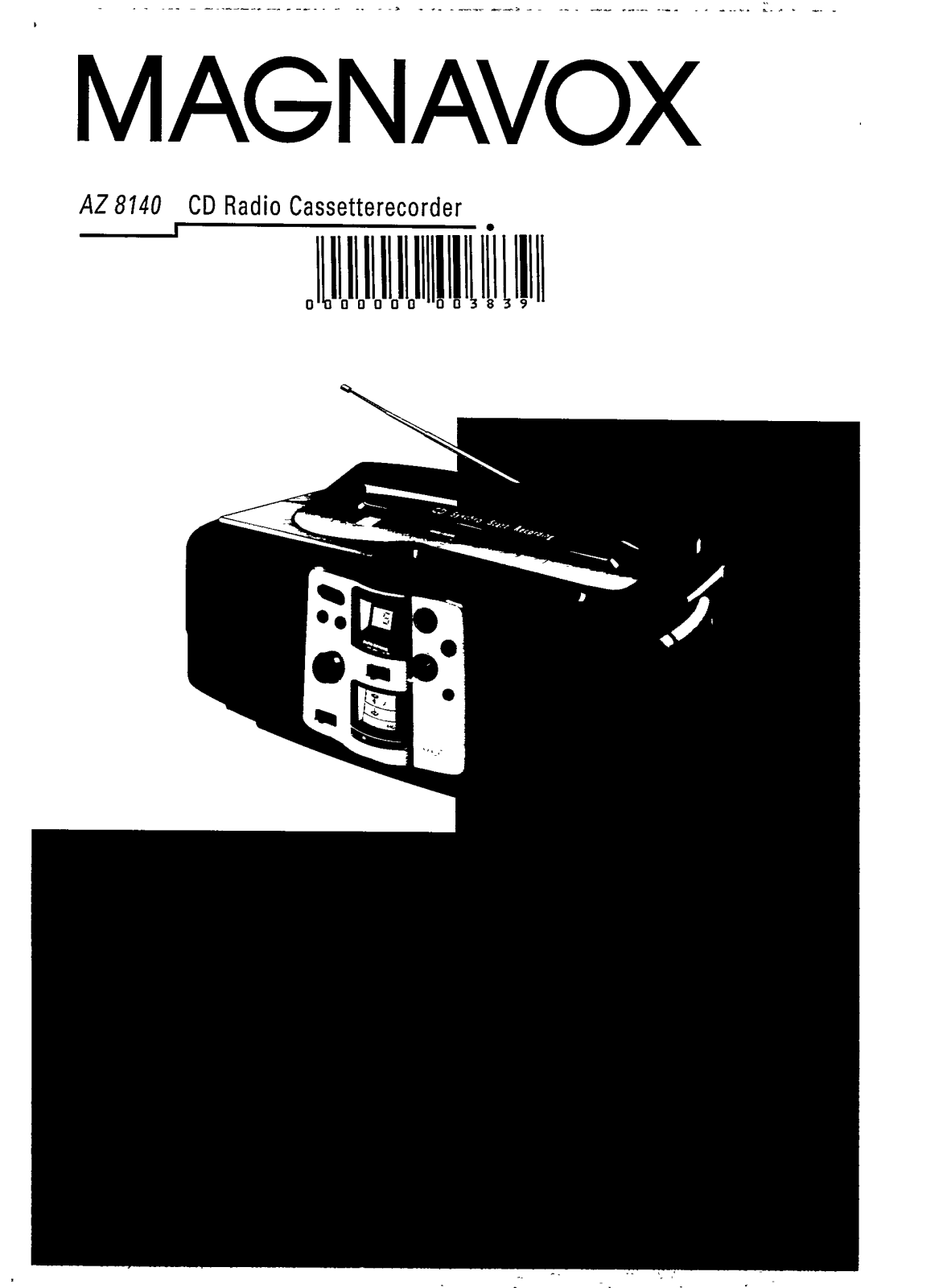 Philips AZ8140/05, AZ8140/00, AZ8140 User Manual