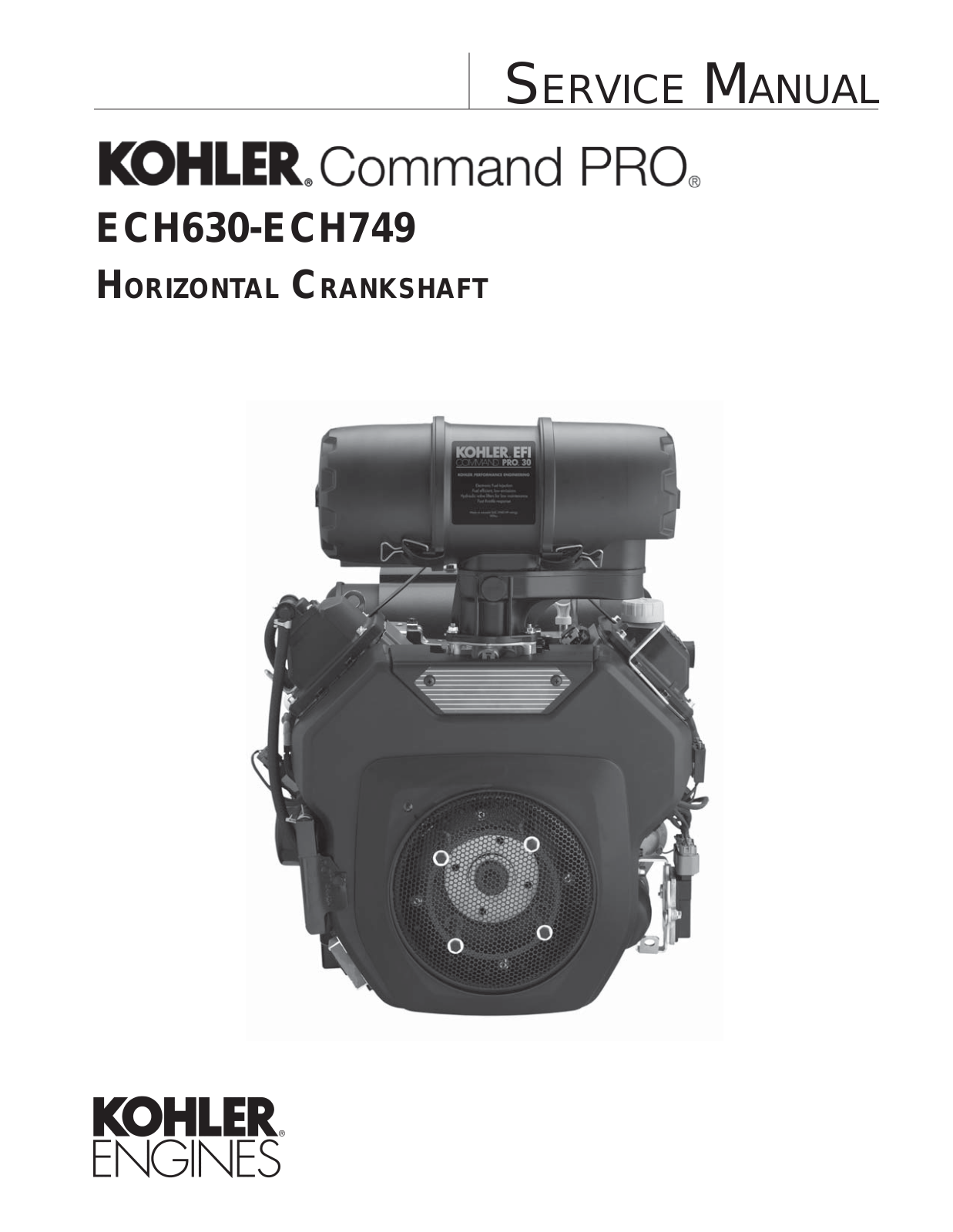 Kohler ECH650, ECH749, ECH680, ECH630, ECH740 User Manual