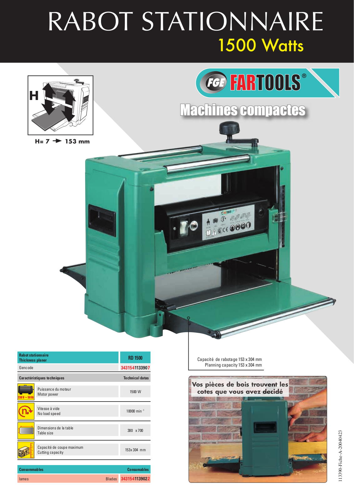 FARTOOLS RD 1500 User Manual