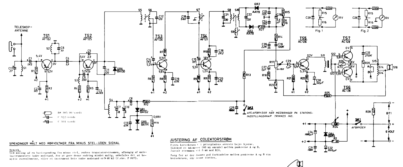 Aristona TR5125 Schematic