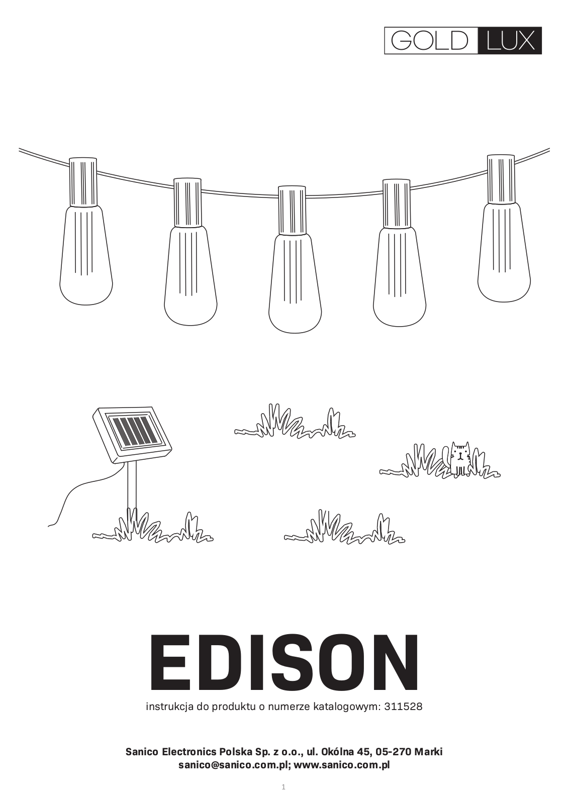 GOLDLUX EDISON User guide - ManualMachine.com