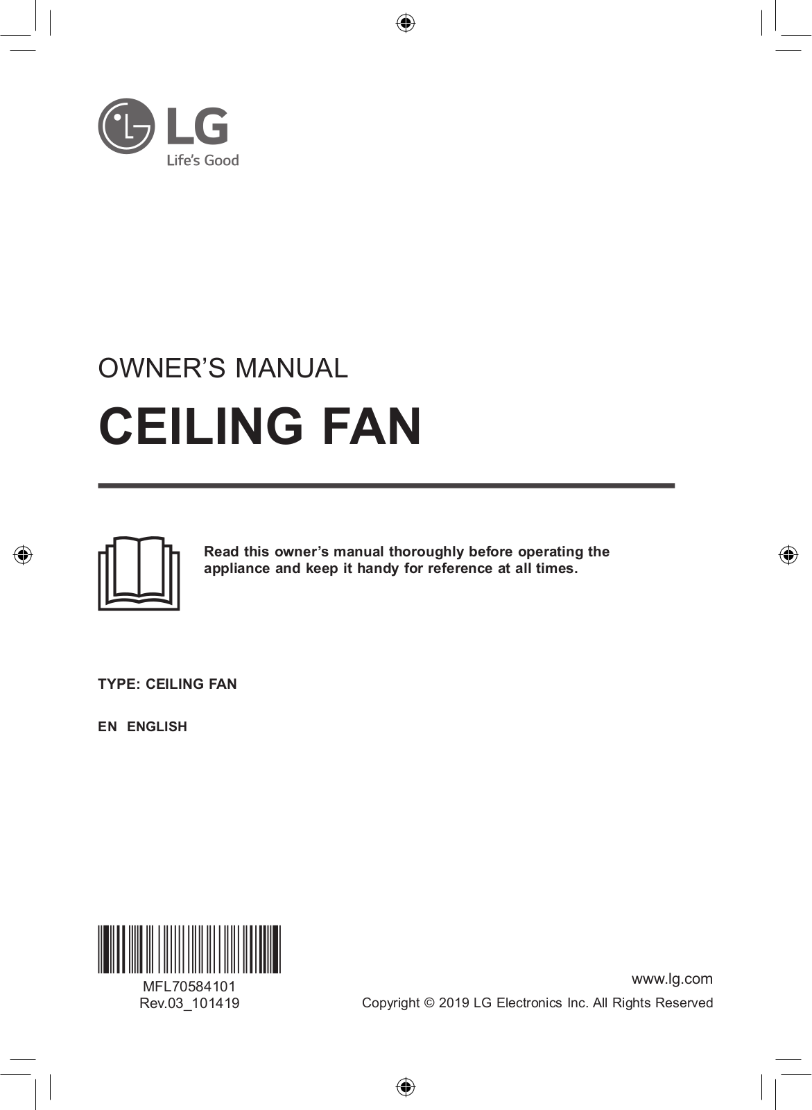 LG FC48GSWB1, FC48GSSA1 Owner’s Manual