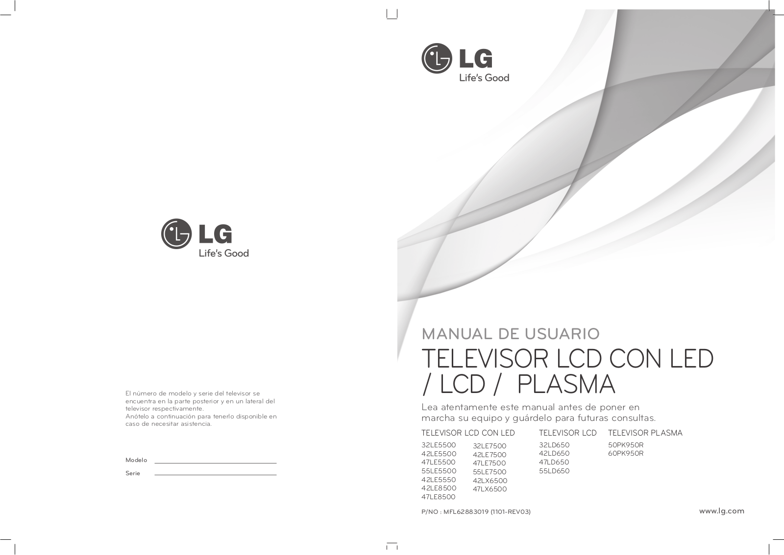 LG 42LE8500 Owner's Manual