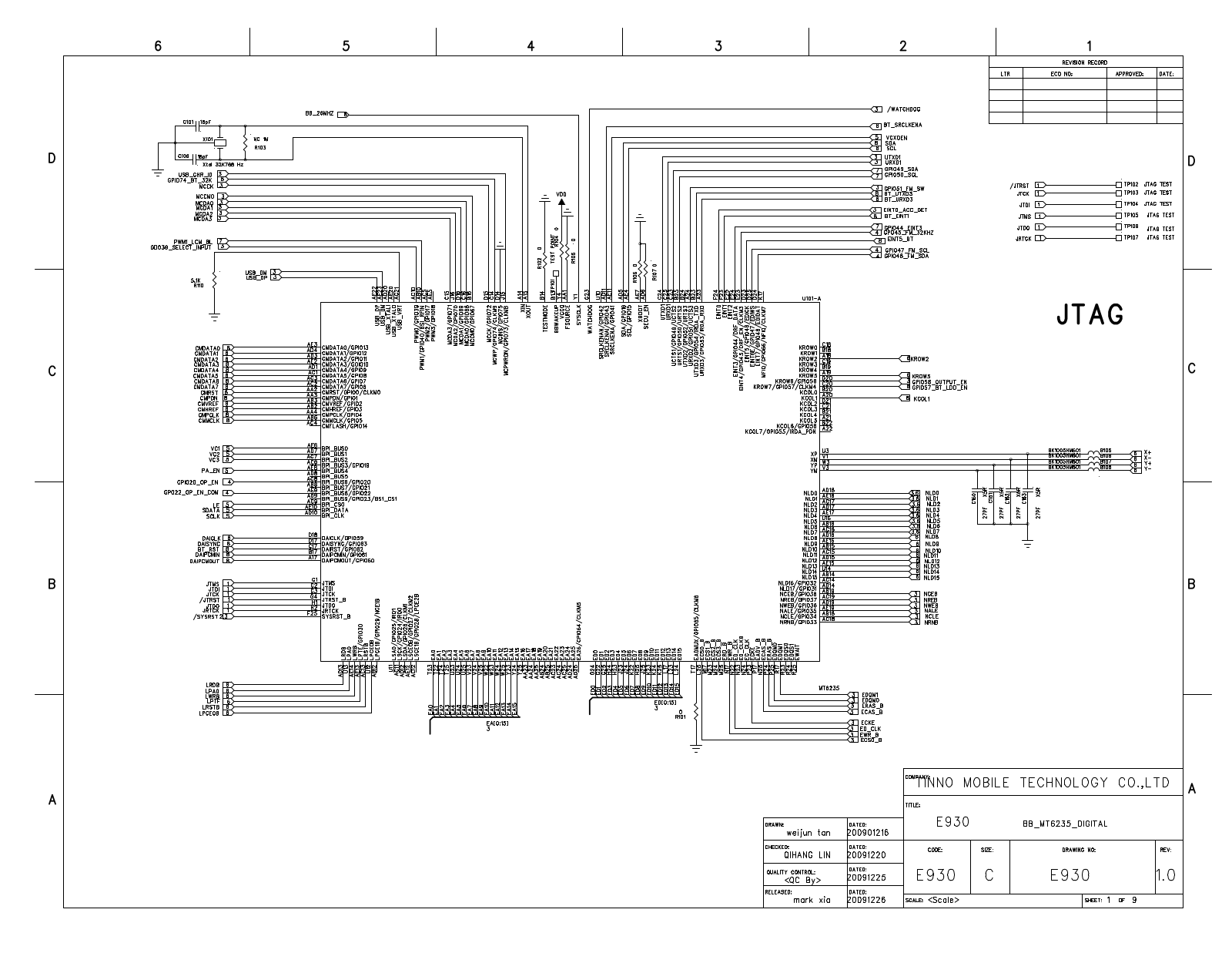 FLY E160 Schematic