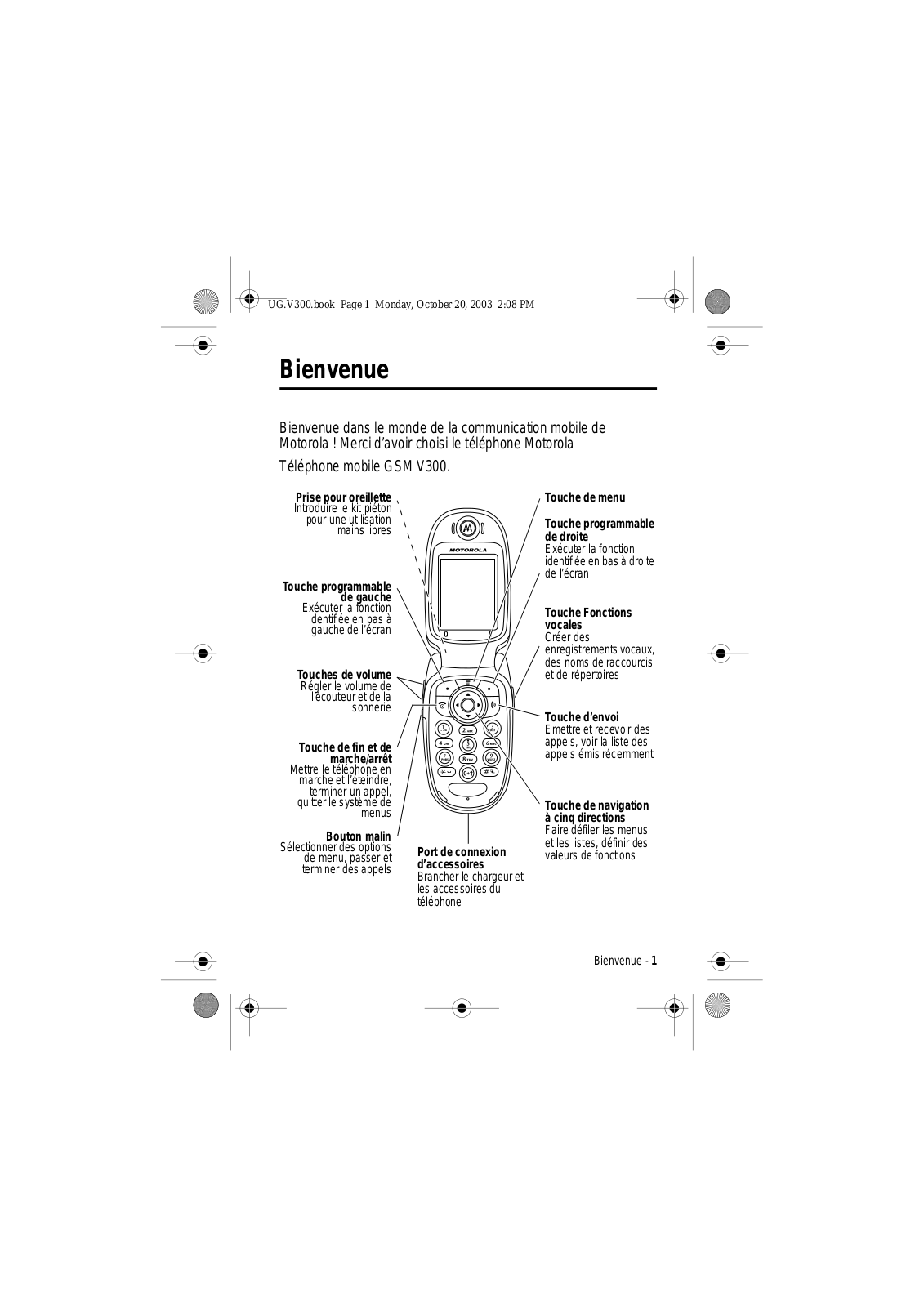 Motorola V300 User Manual