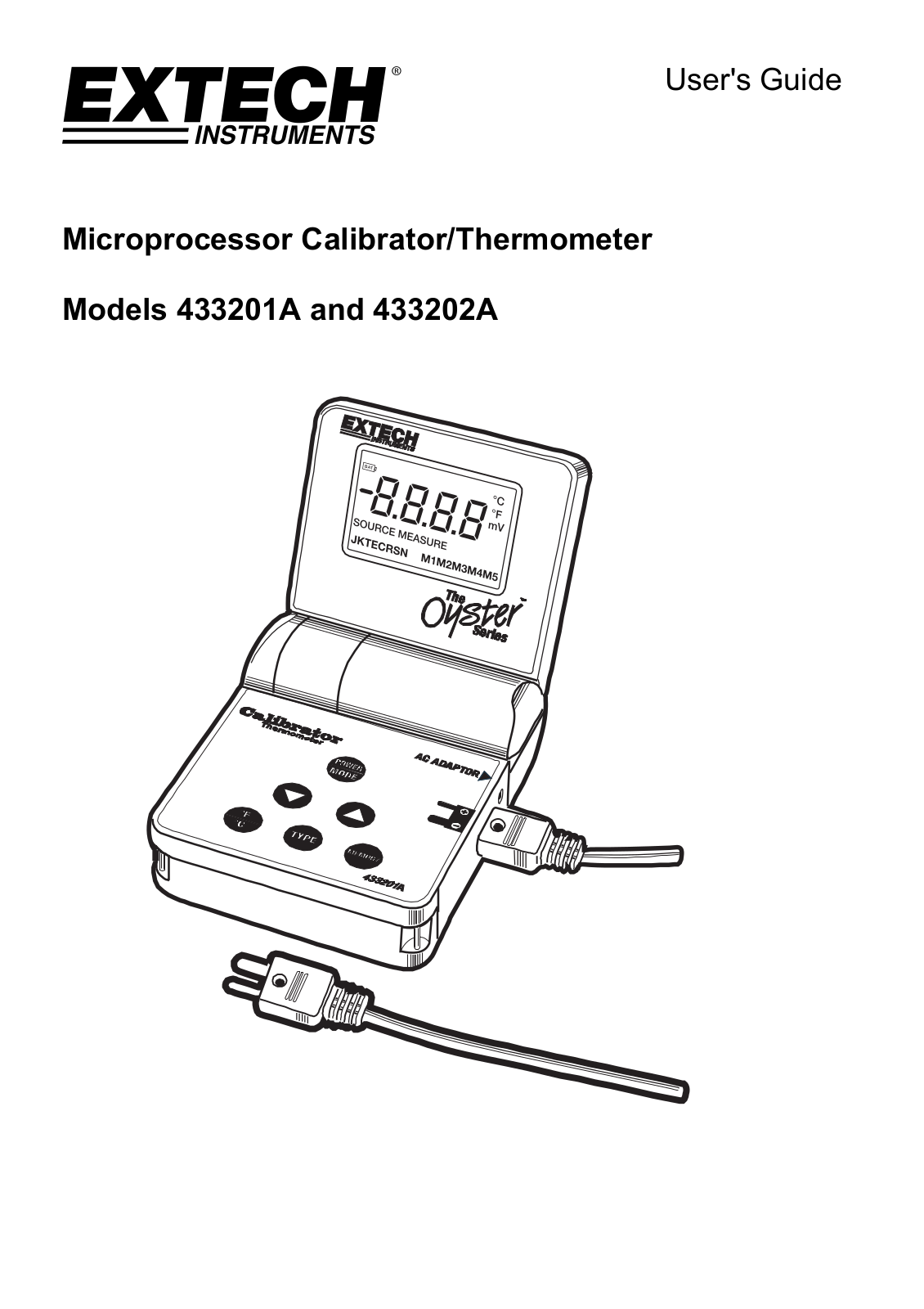 Extech 433201 Operating Manual