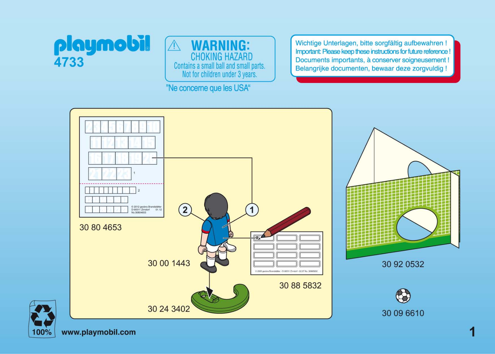 Playmobil 4733 Instructions