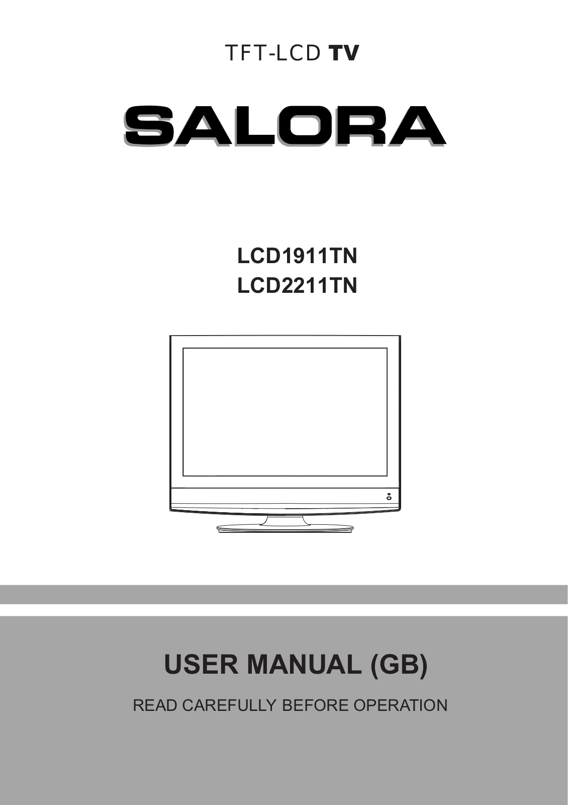 Salora LCD1911TN, LCD2211TN Instruction Manual