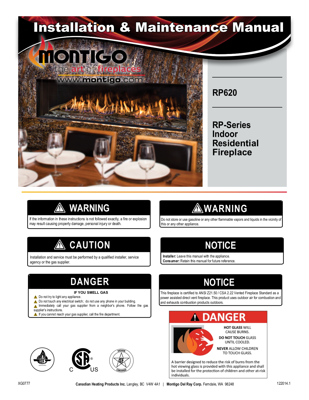 Montigo RP620 User Manual