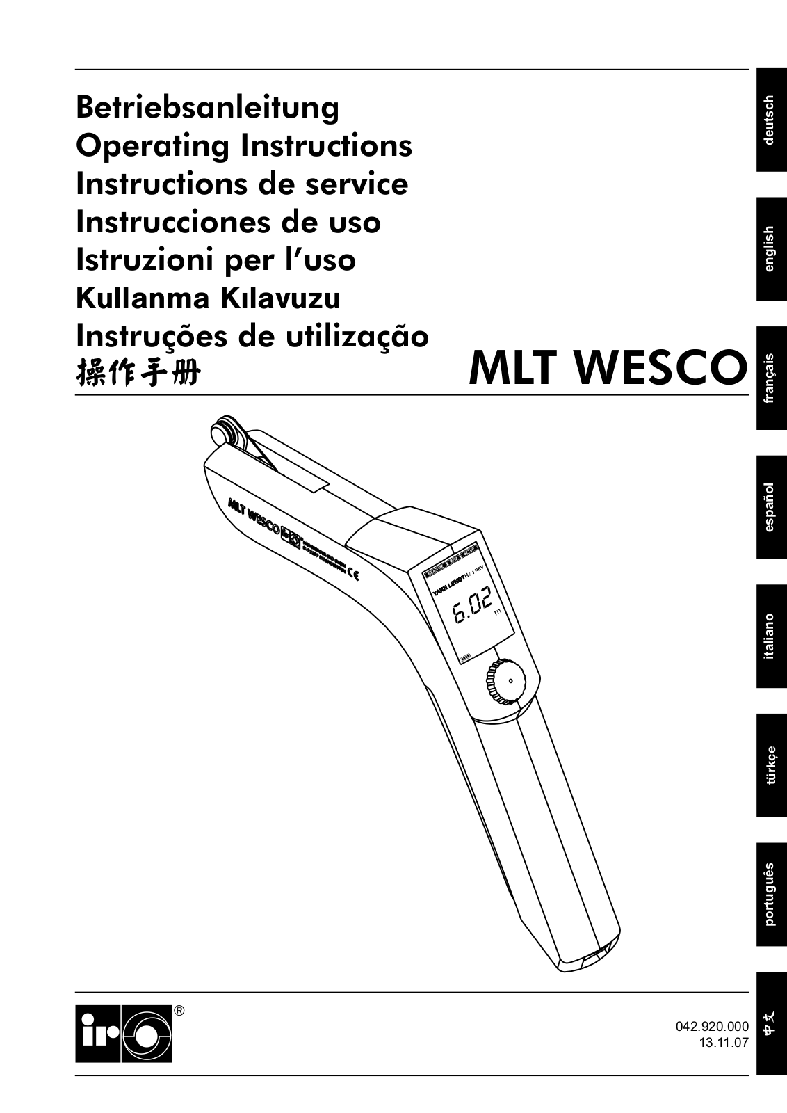 Checkline MLT User Manual