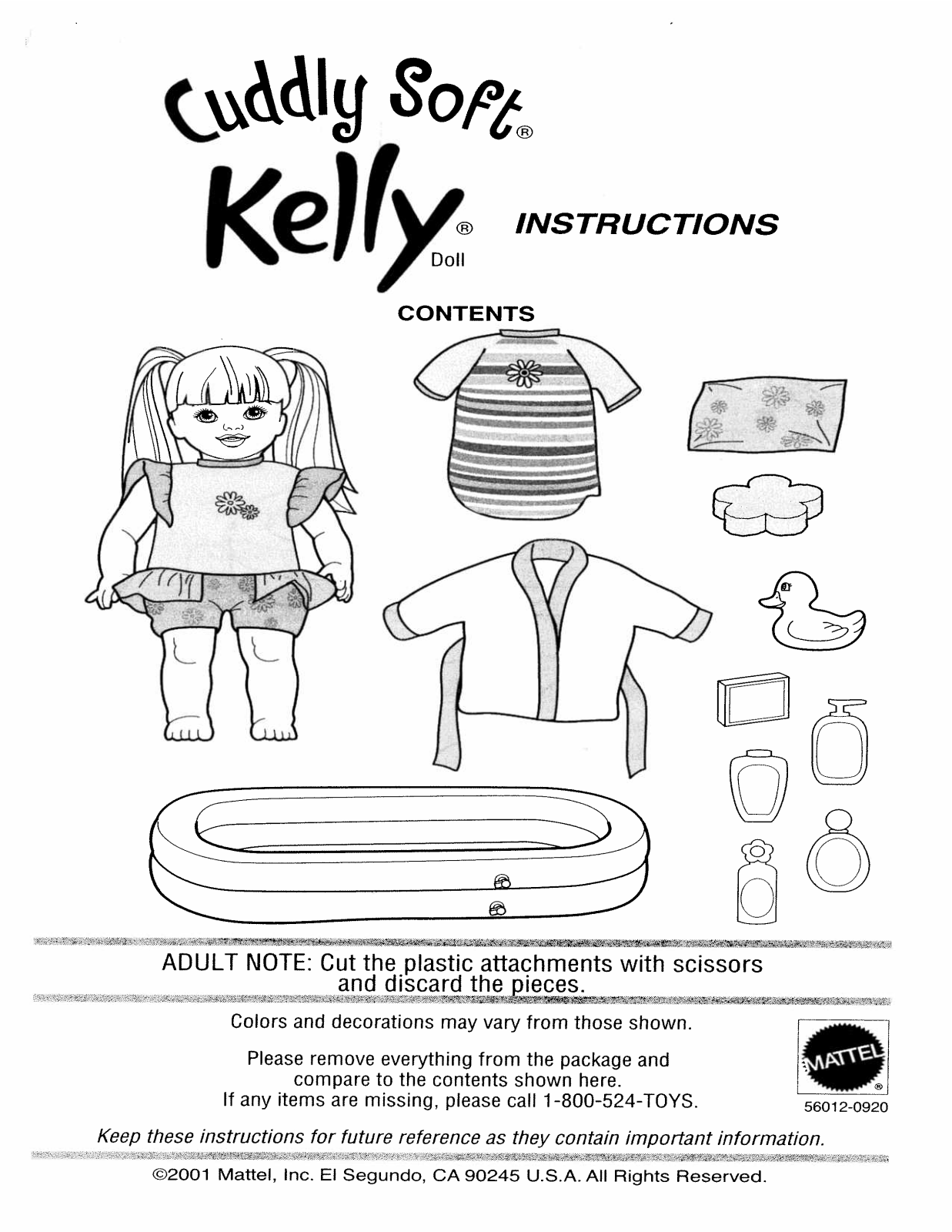 Fisher-Price 56012 Instruction Sheet