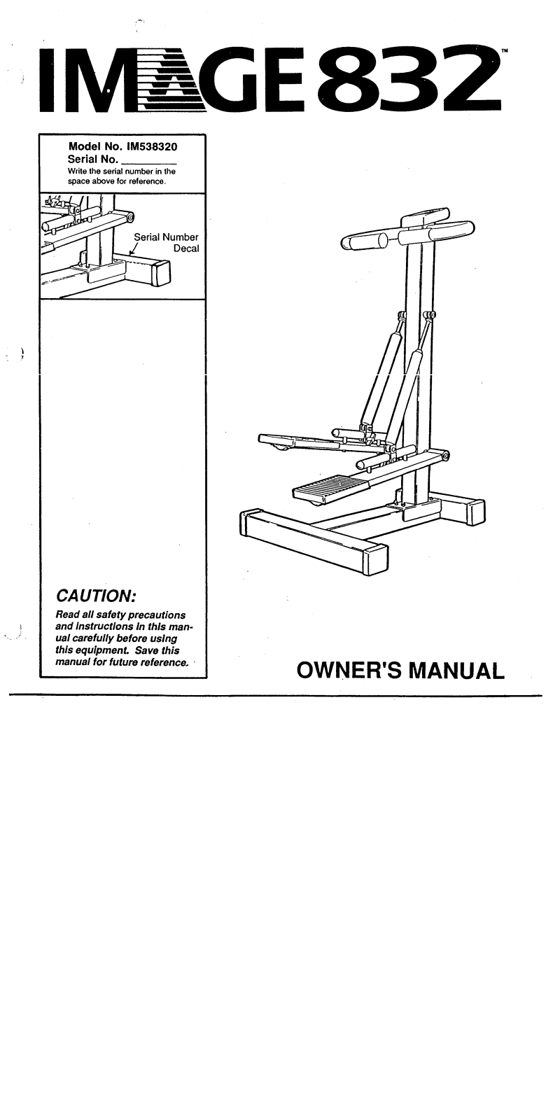 Image IM538320 Owner's Manual