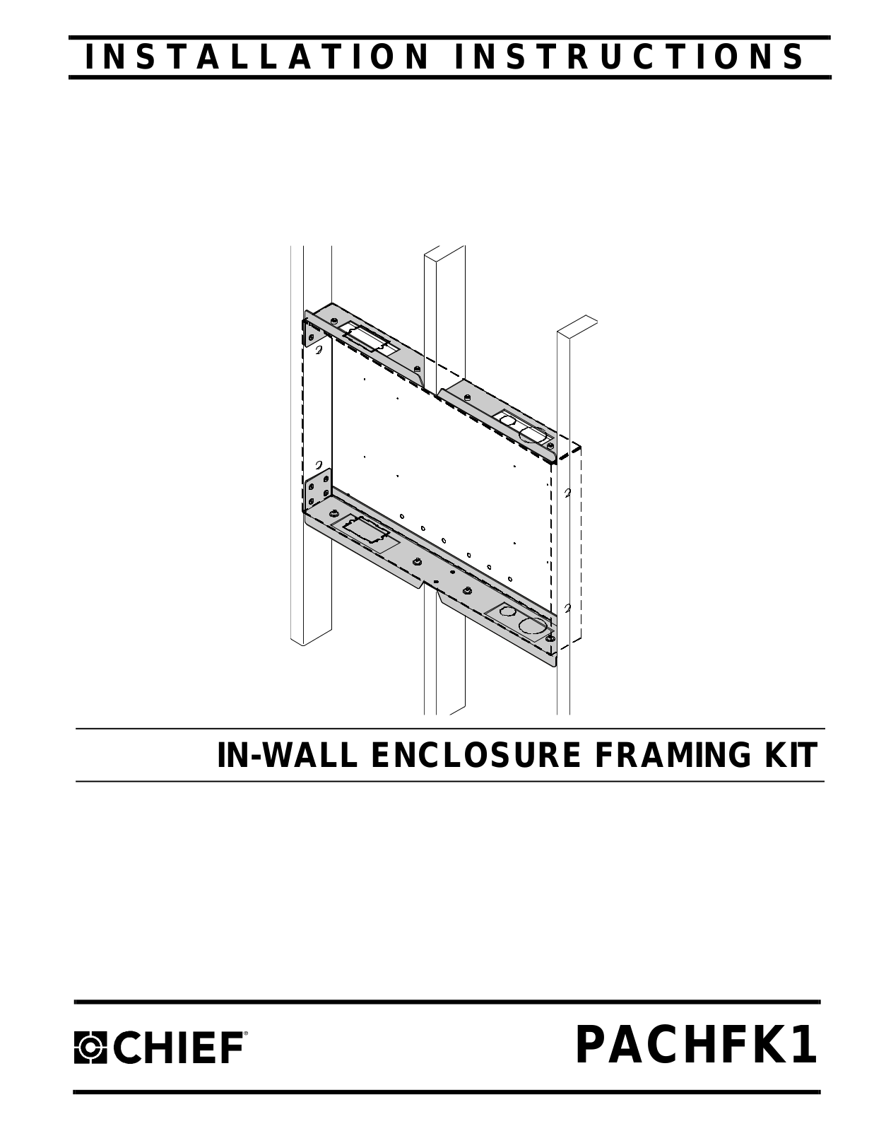 CHIEF PACHFK1 User Manual