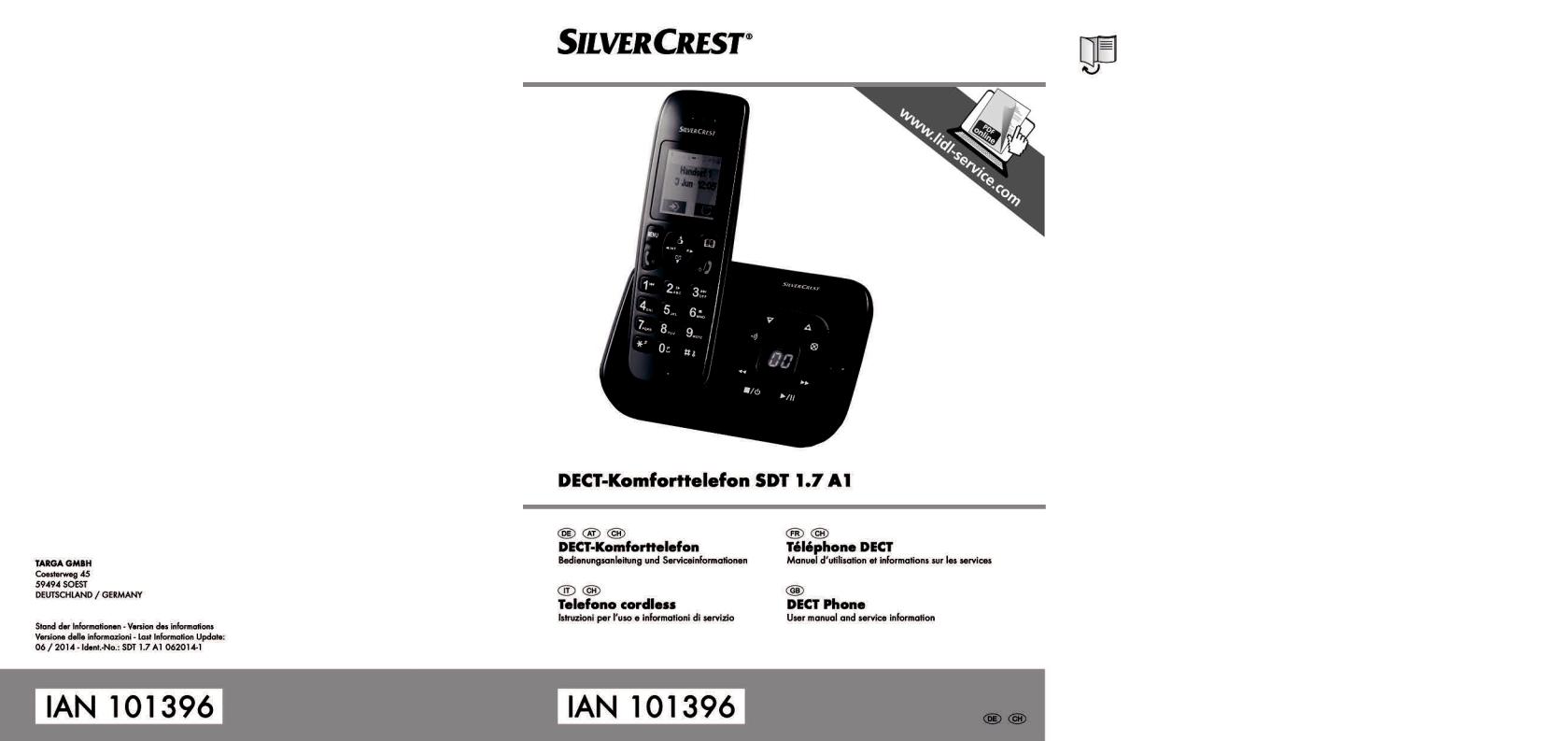 Silvercrest SDT 1.7 A1 User Manual