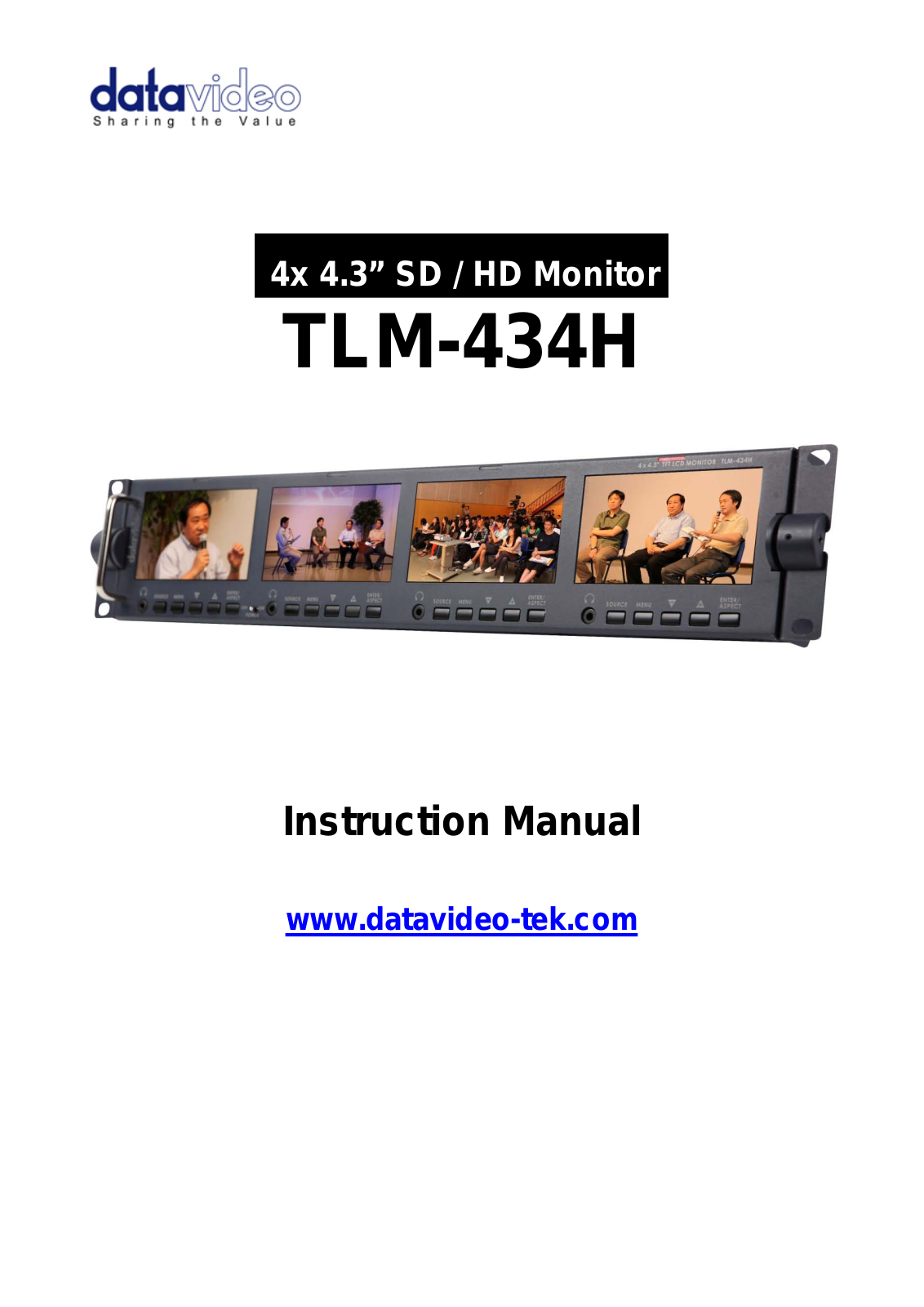 Datavideo TLM-434H User manual