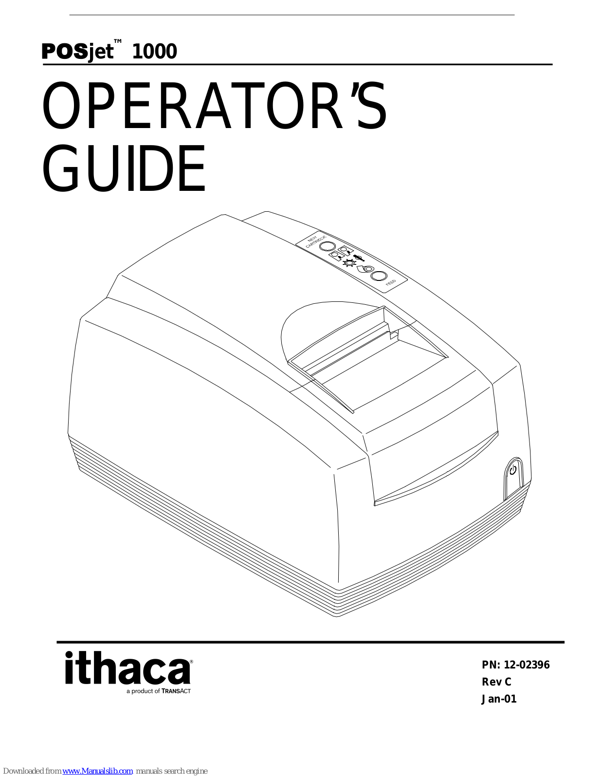 Ithaca POSjet 1000 Operator's Manual