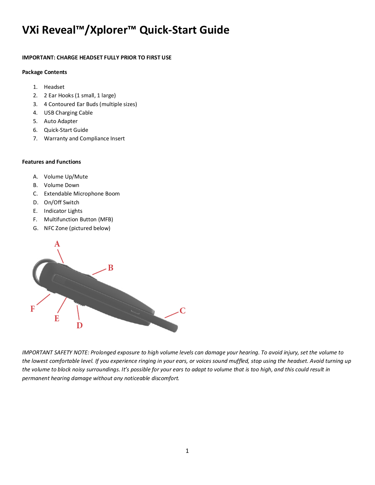 VXI 203676 User Manual