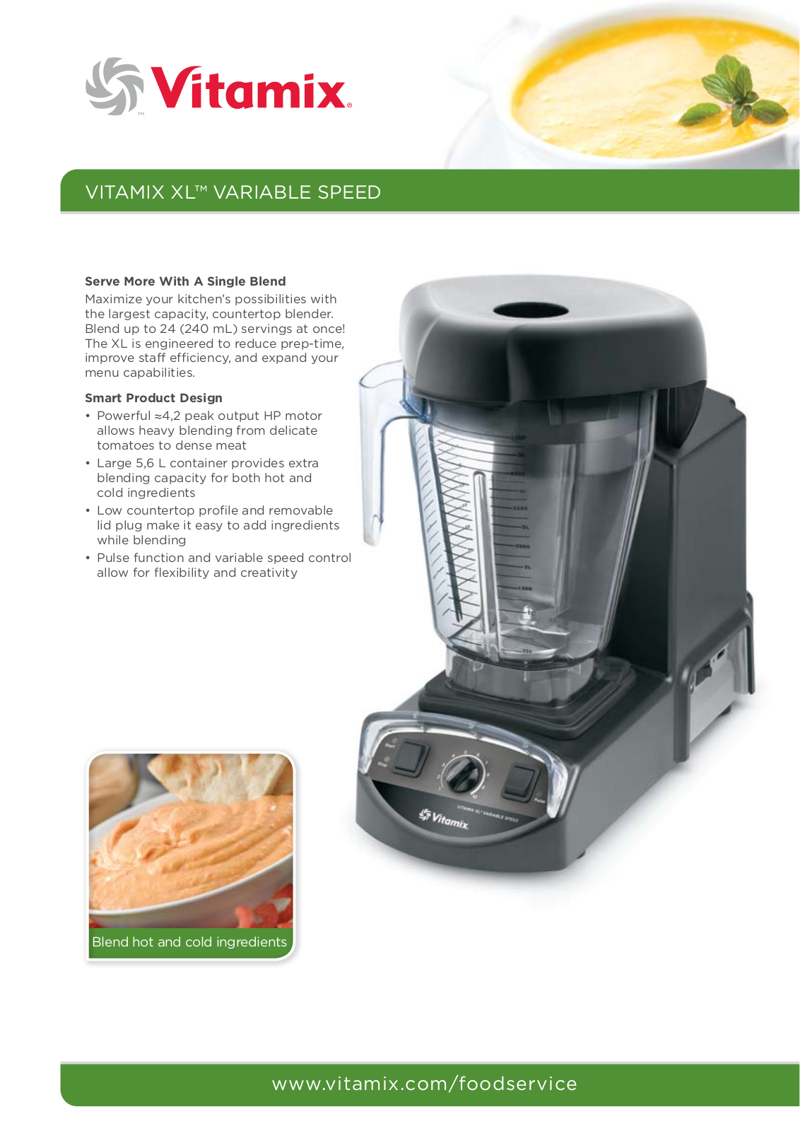 Vita-Mix Inc. Vitamix XL General Manual