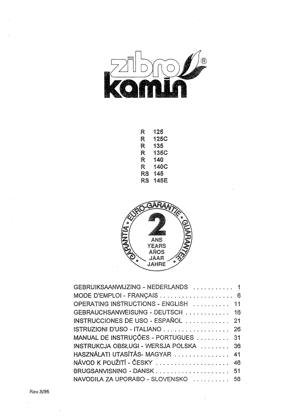 Zibro RS145E User Manual