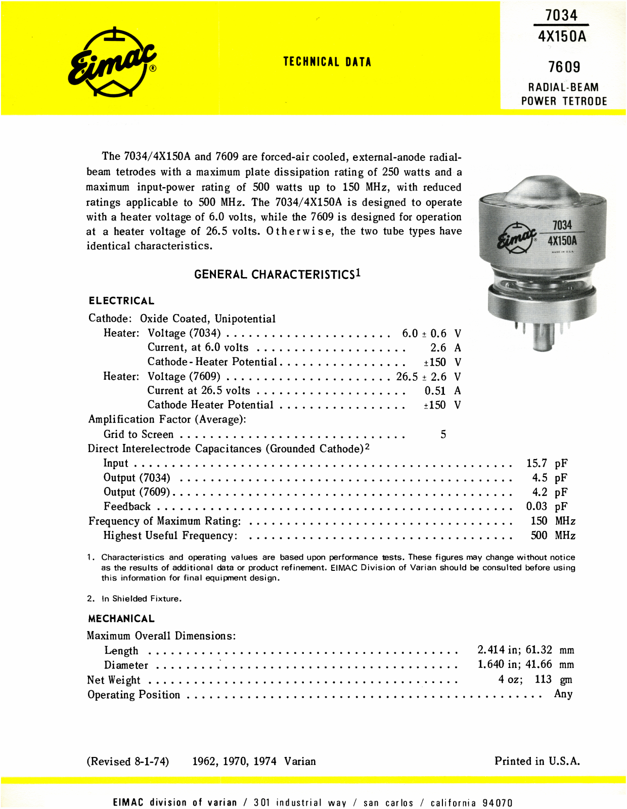 Datasheet 4X150A Specification - ManualMachine.com