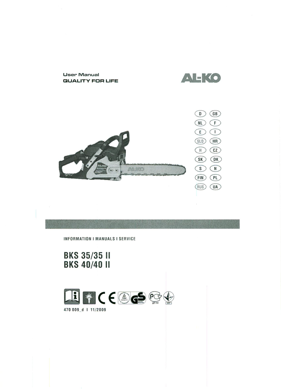 AL-KO BKS 35/35 II User Manual