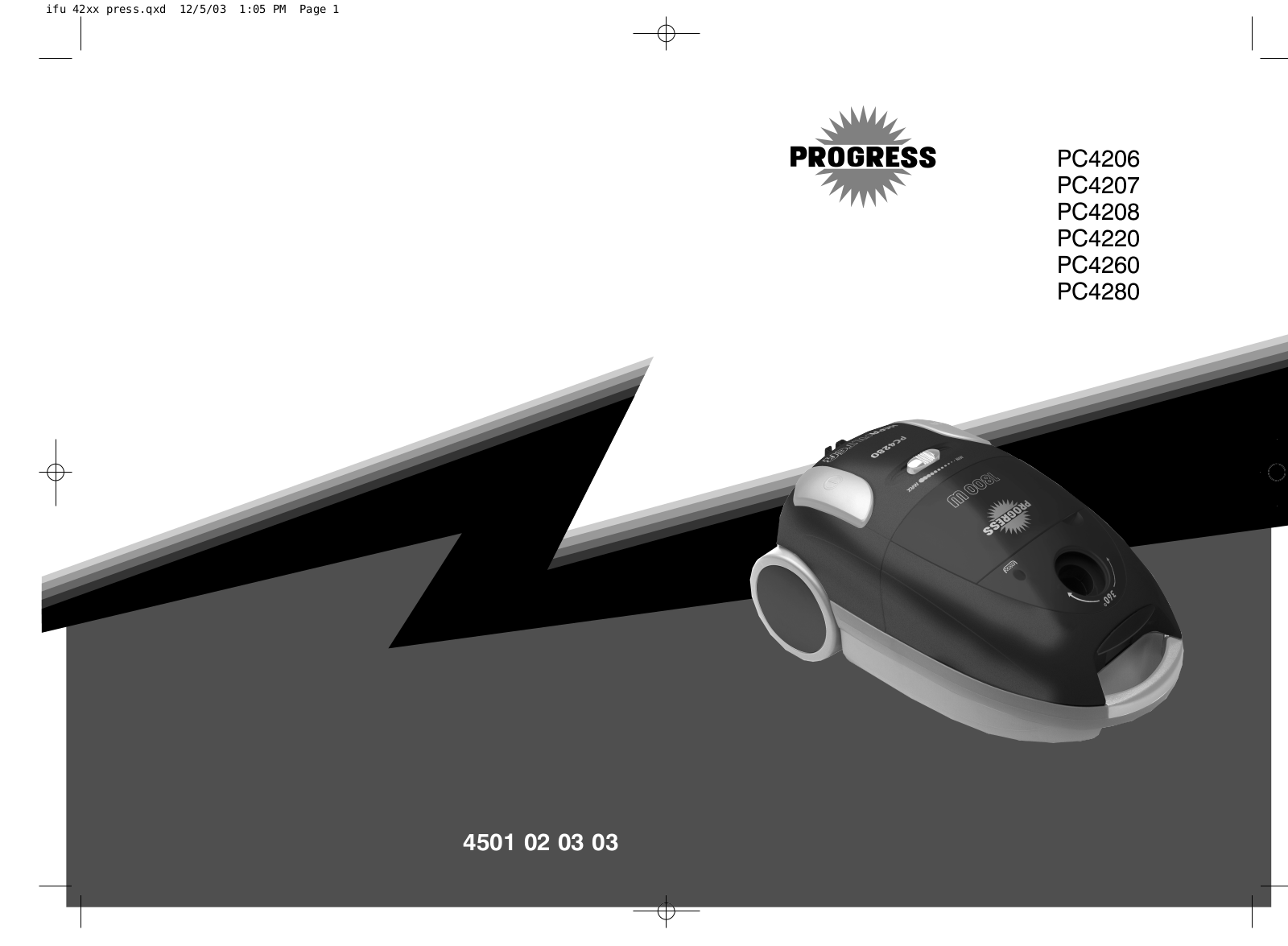 Progress PC4206, PC4207, PC4208, PC4220, PC4260 User Manual