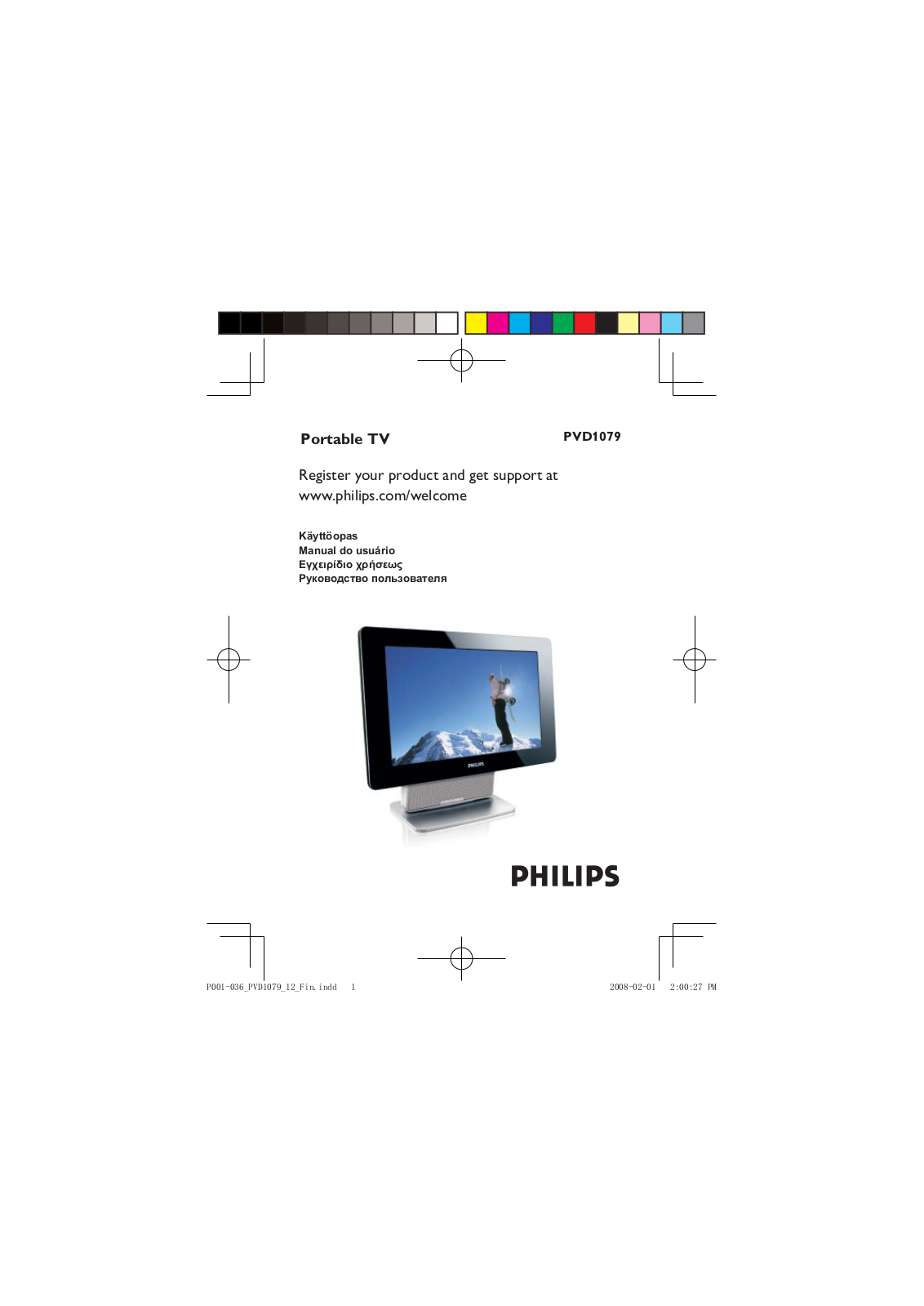 Philips PVD1079 User Manual