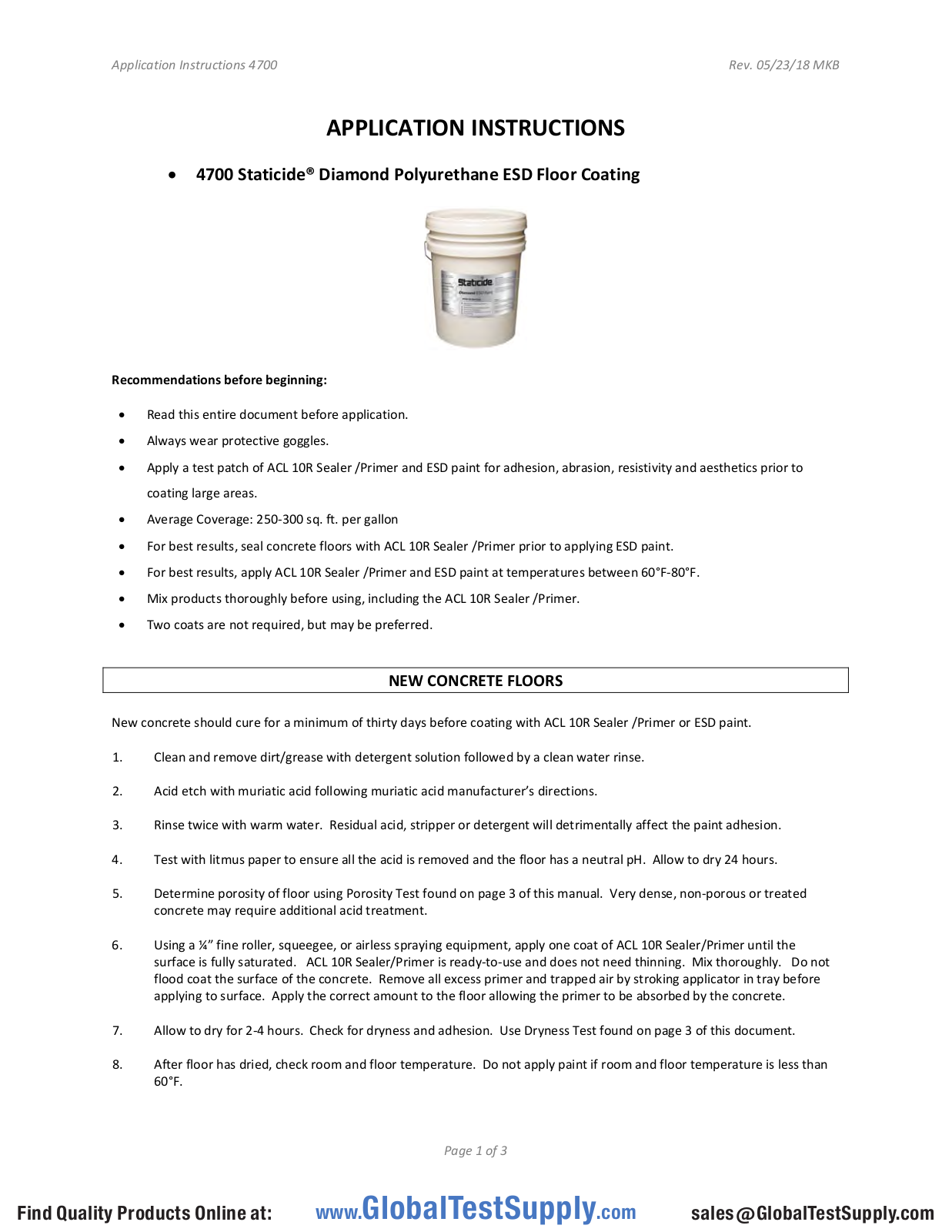 ACL Staticide 4700-SS5 User manual - ManualMachine.com
