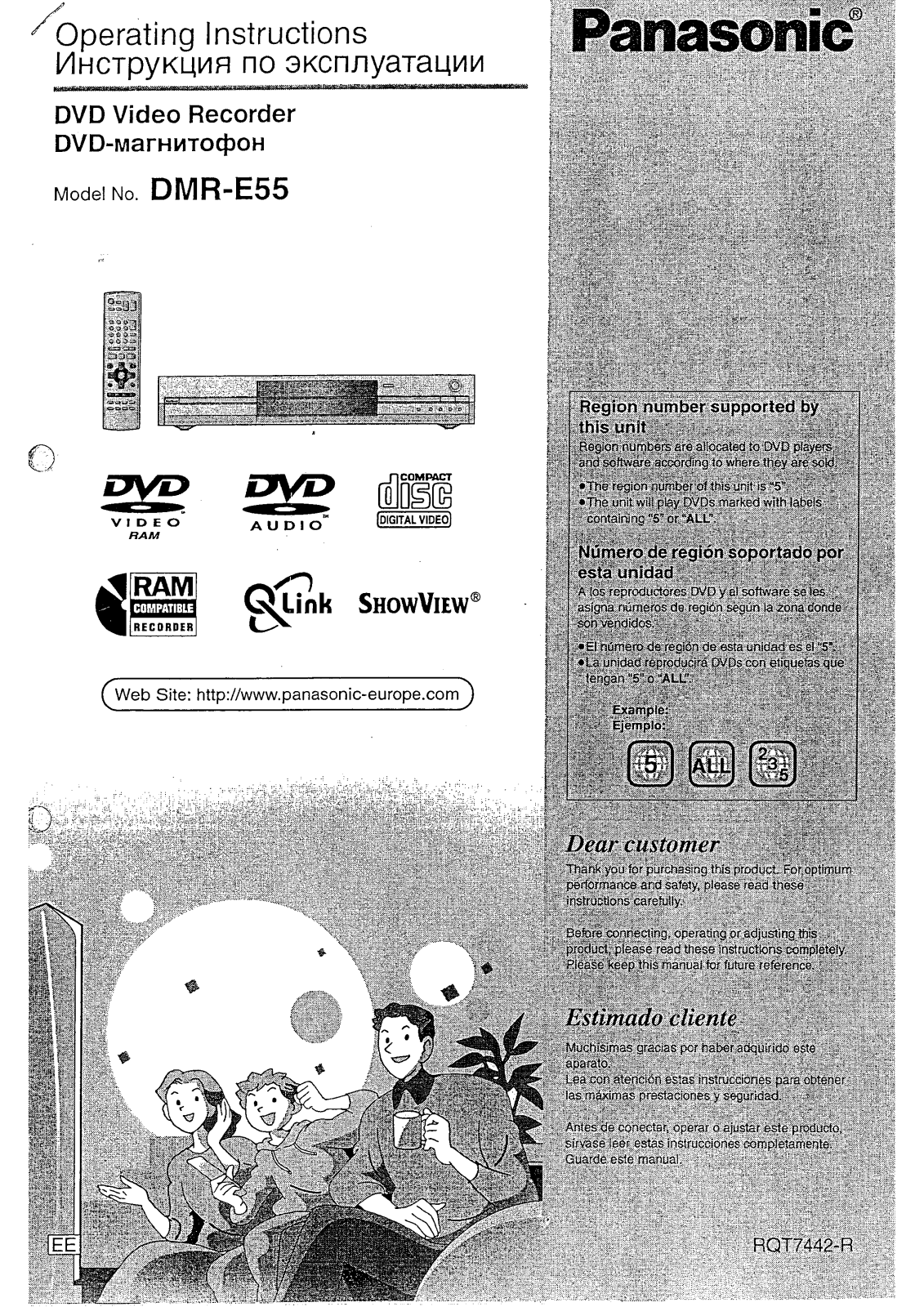 Panasonic DMR-E55 User Manual