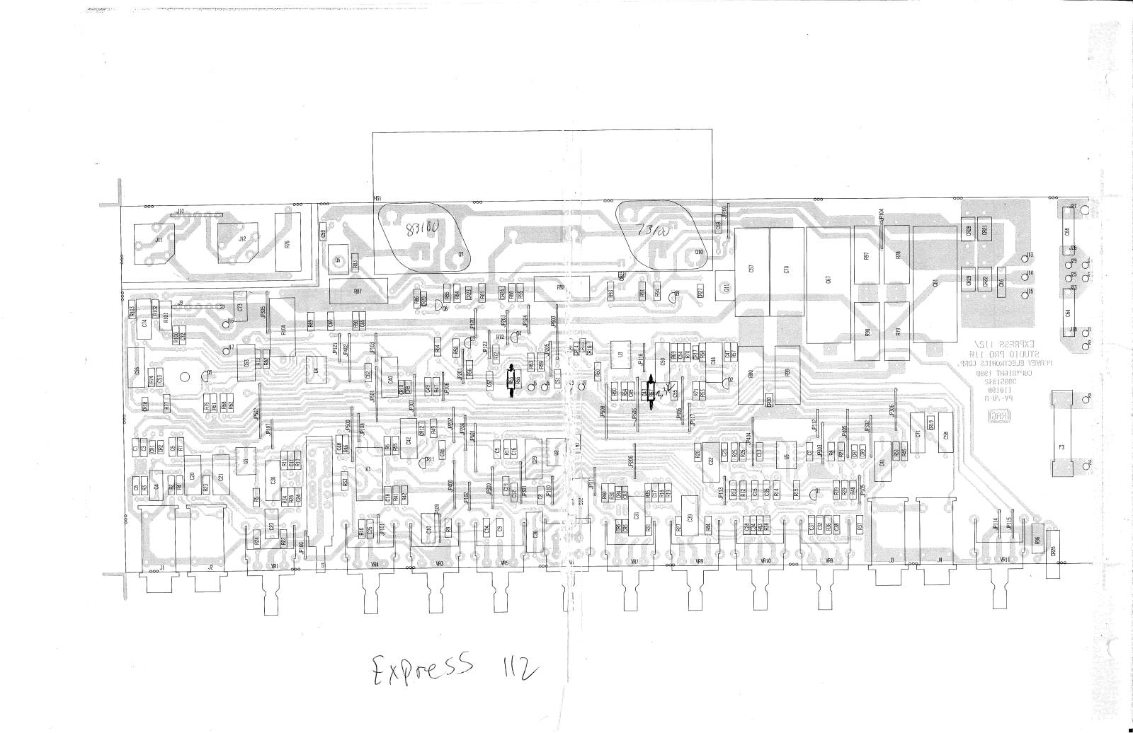 Peavey Express-112 Schematic