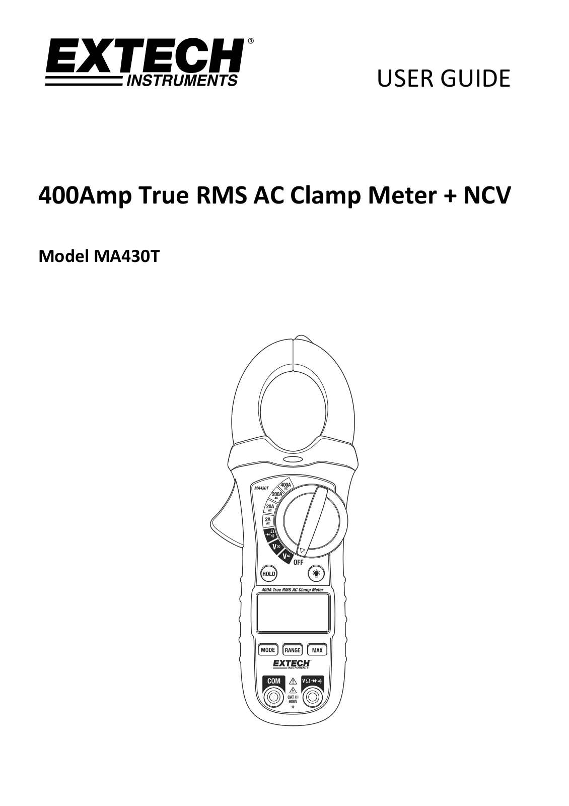 Extech MA430T User guide - ManualMachine.com