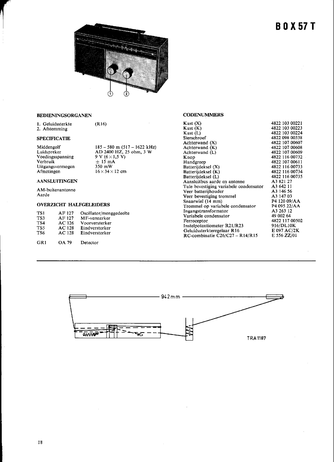 Philips B0X-57-T Service Manual