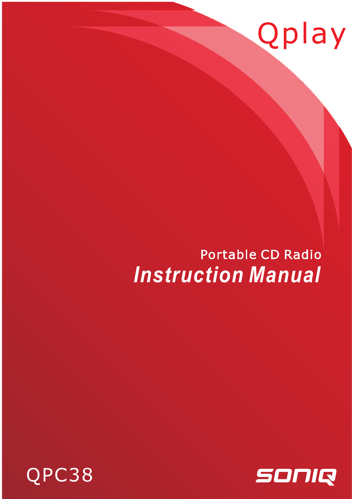 SONIQ QPC38 Instruction Manual