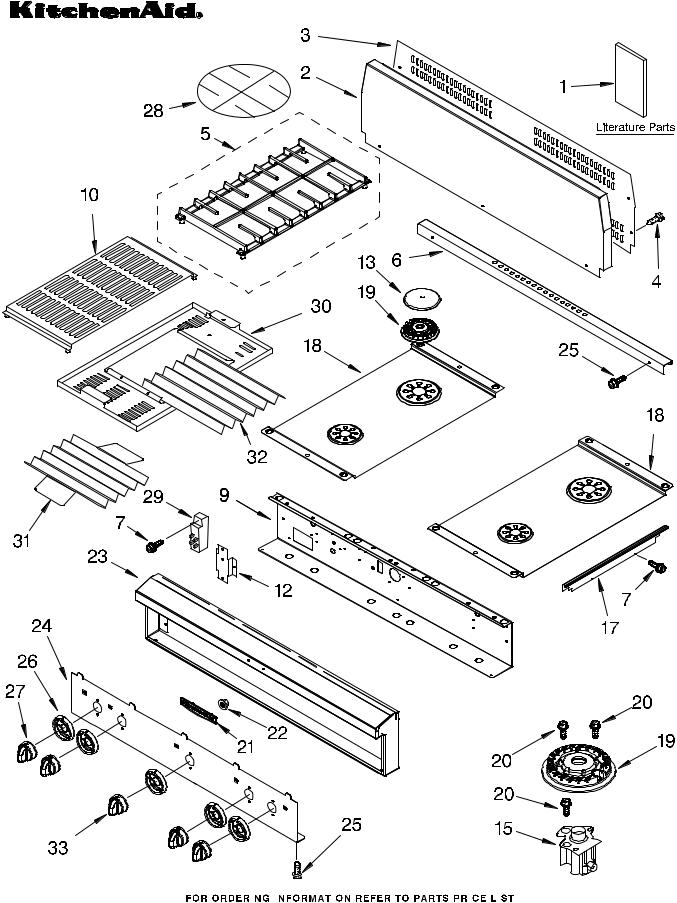 KitchenAid KGCP462KSS01 Parts List