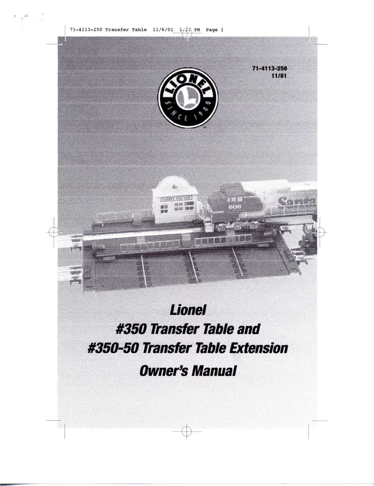 Lionel 350-50, 350 User Manual